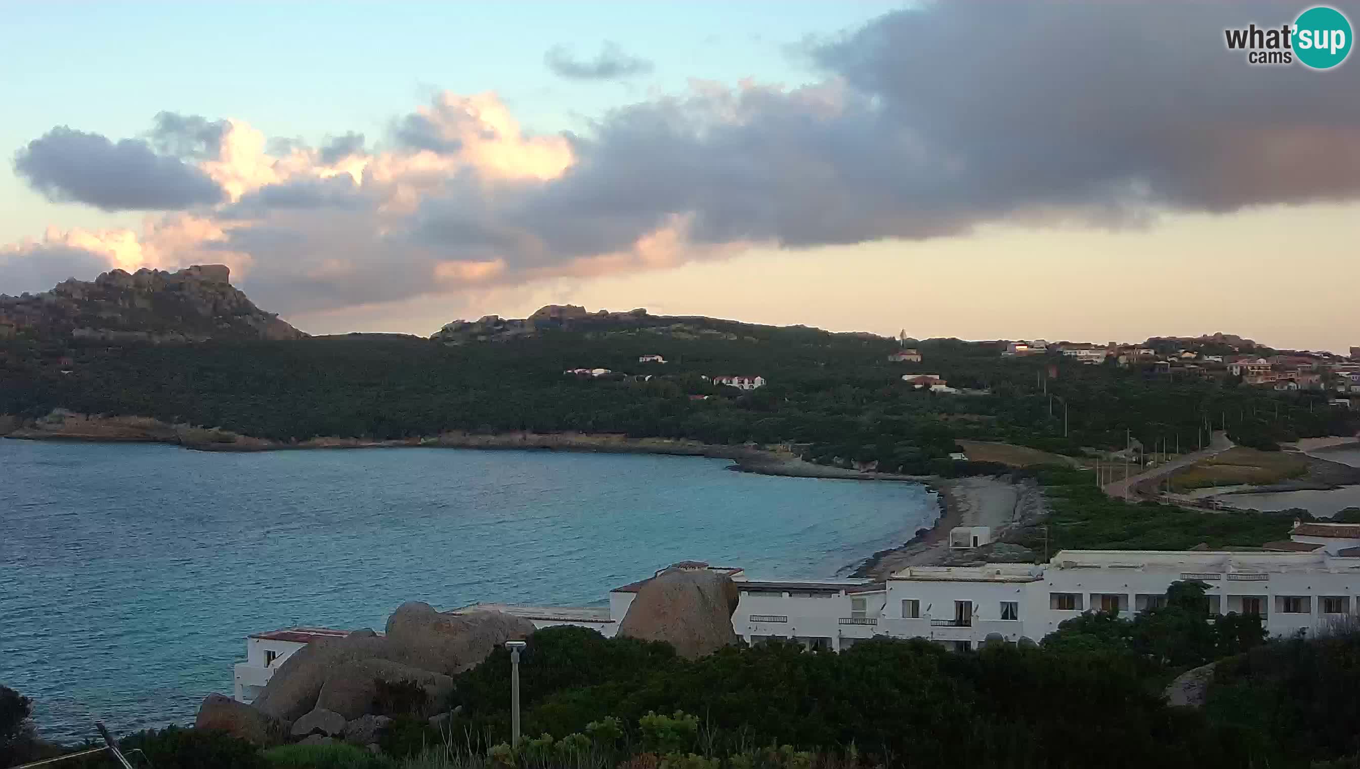 Spletna kamera v živo Capo Testa plaža dveh morij – Santa Teresa Gallura – Sardinija