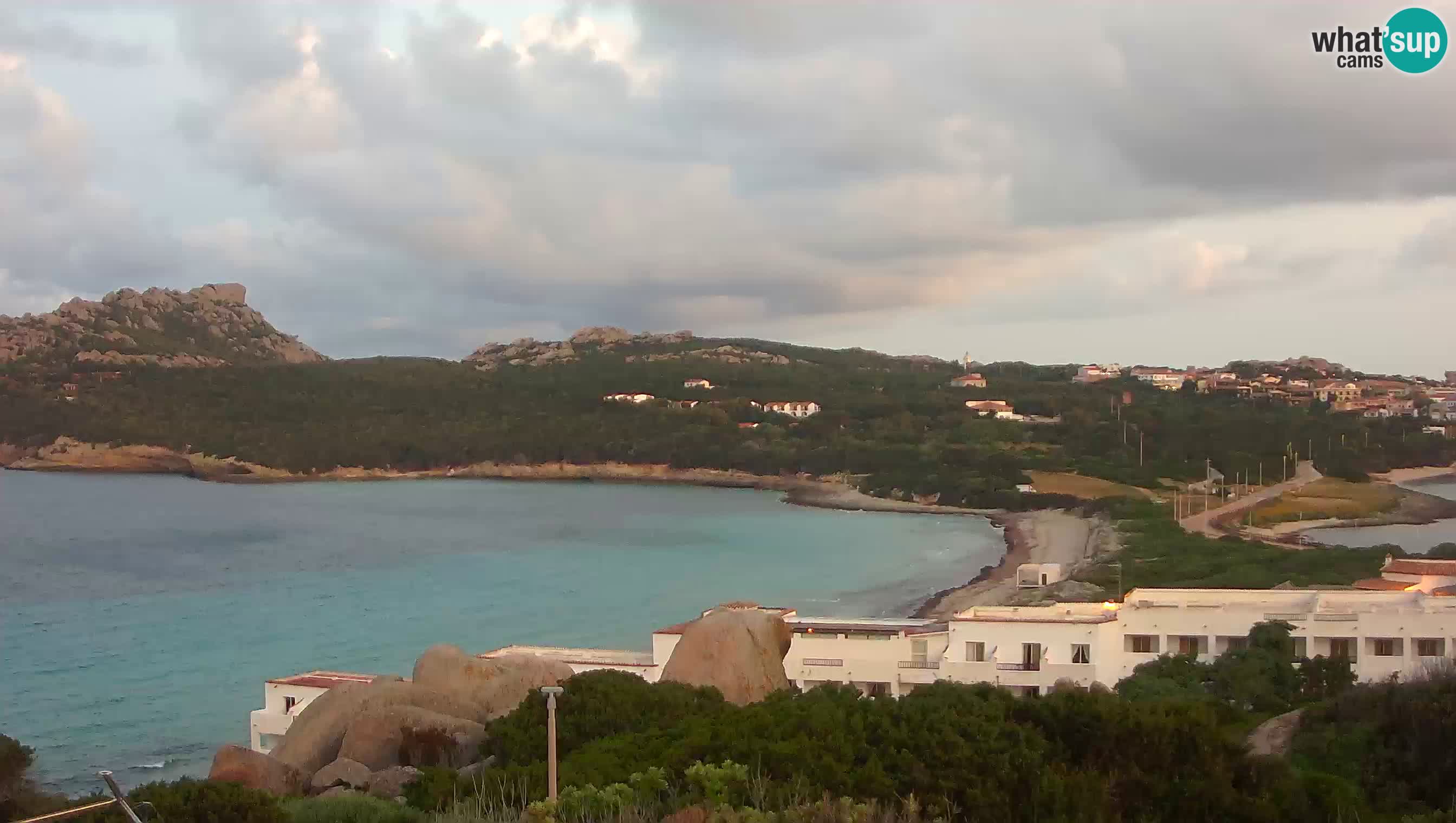 Live Webcam Capo Testa der Strand von 2 Meer – Santa Teresa Gallura – livecam Sardinien