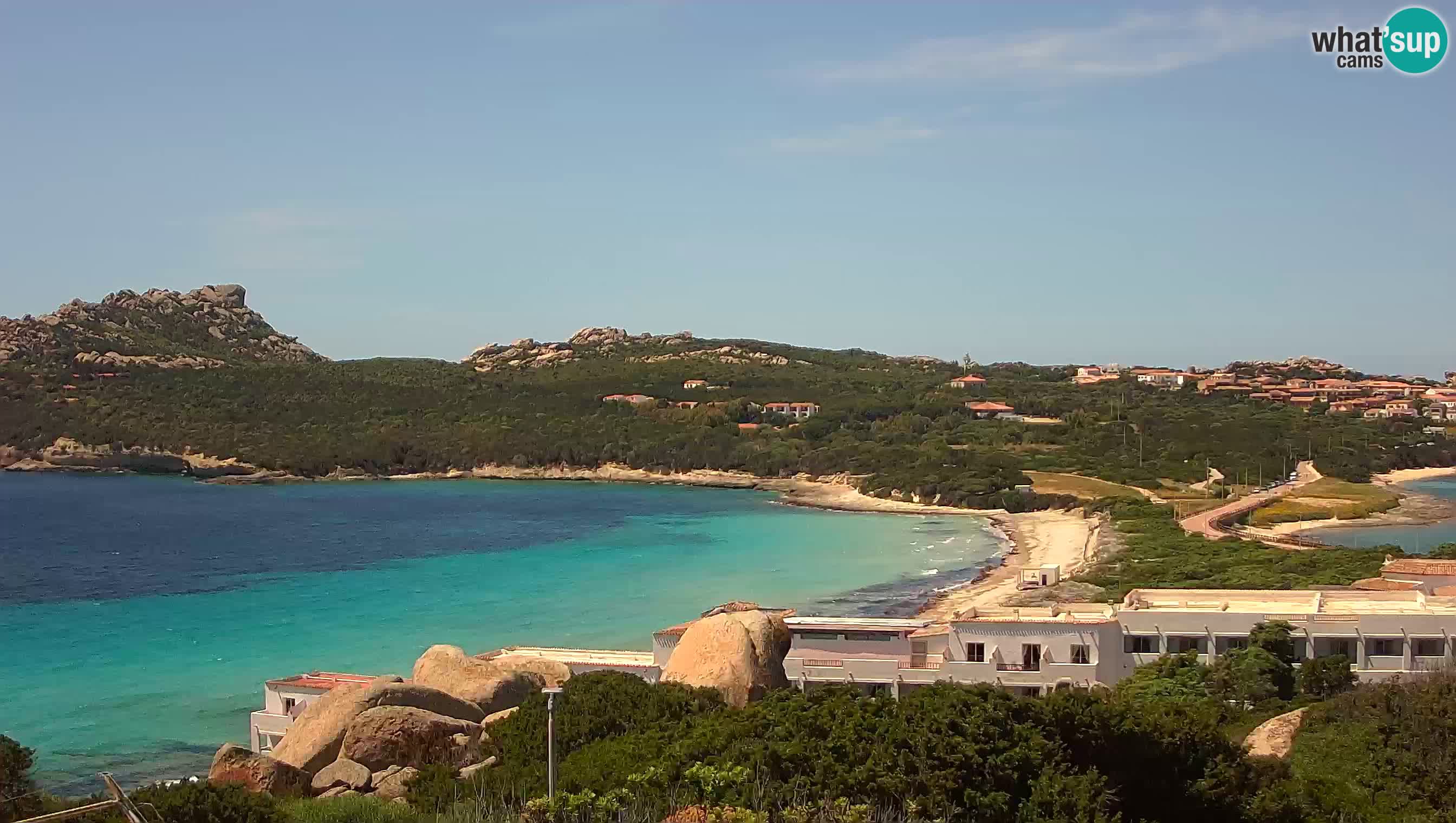 Live Webcam Capo Testa la plage de 2 mer – Santa Teresa Gallura – livecam Sardaigne
