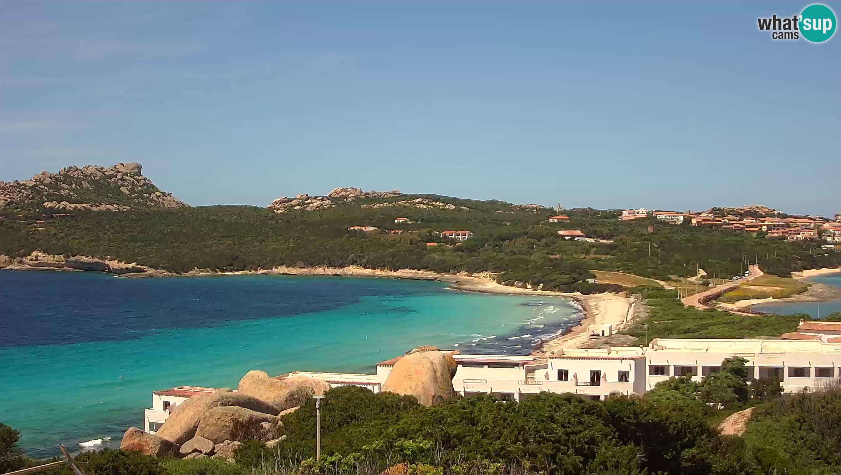 Live Webcam Capo Testa the beach of 2 sea – Santa Teresa Gallura – livecam Sardinia