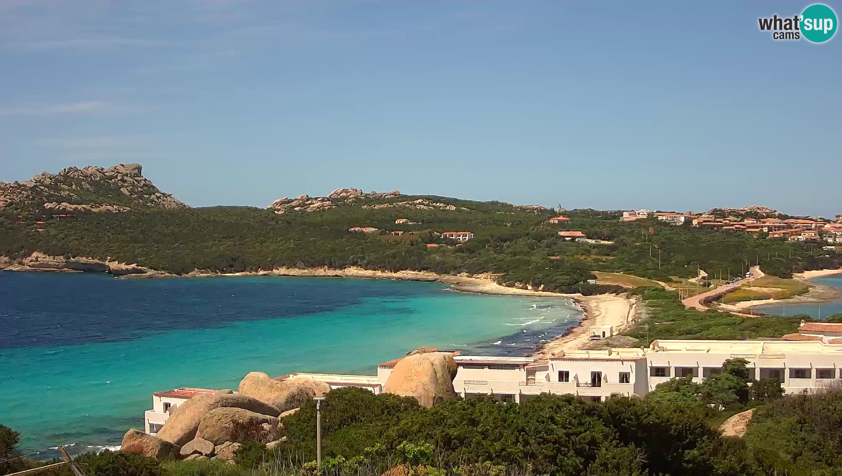 Spletna kamera v živo Capo Testa plaža dveh morij – Santa Teresa Gallura – Sardinija