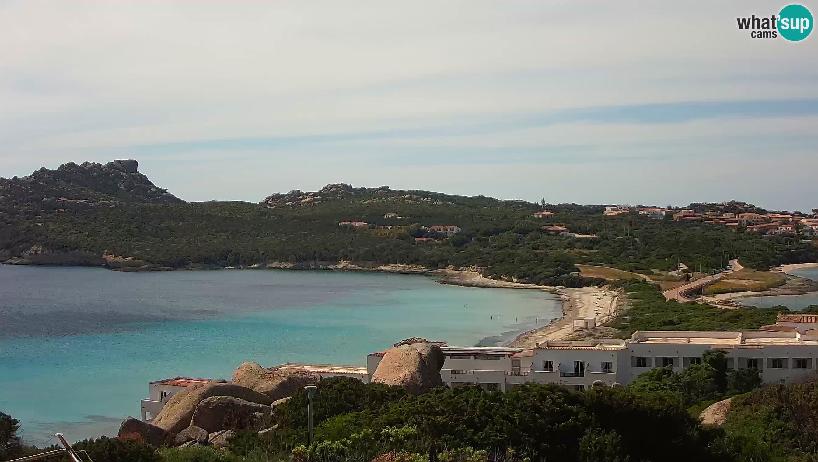 Webcam en vivo Capo Testa la playa de 2 mar – Santa Teresa Gallura – livecam Sardinia