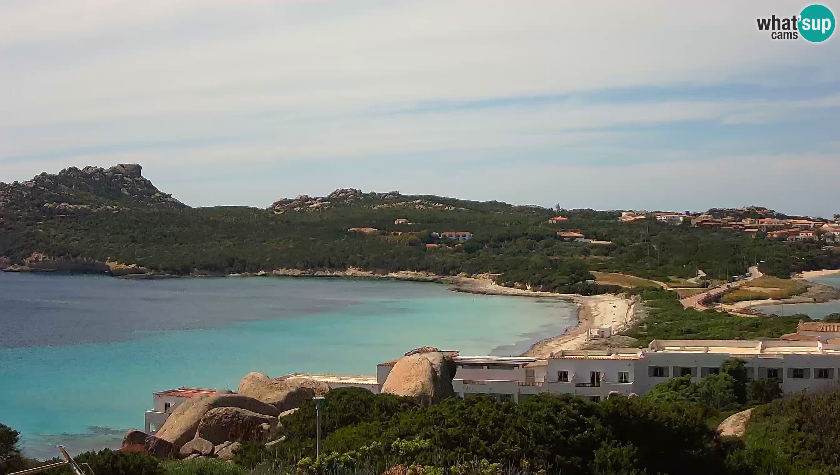 Webcam en vivo Capo Testa la playa de 2 mar – Santa Teresa Gallura – livecam Sardinia