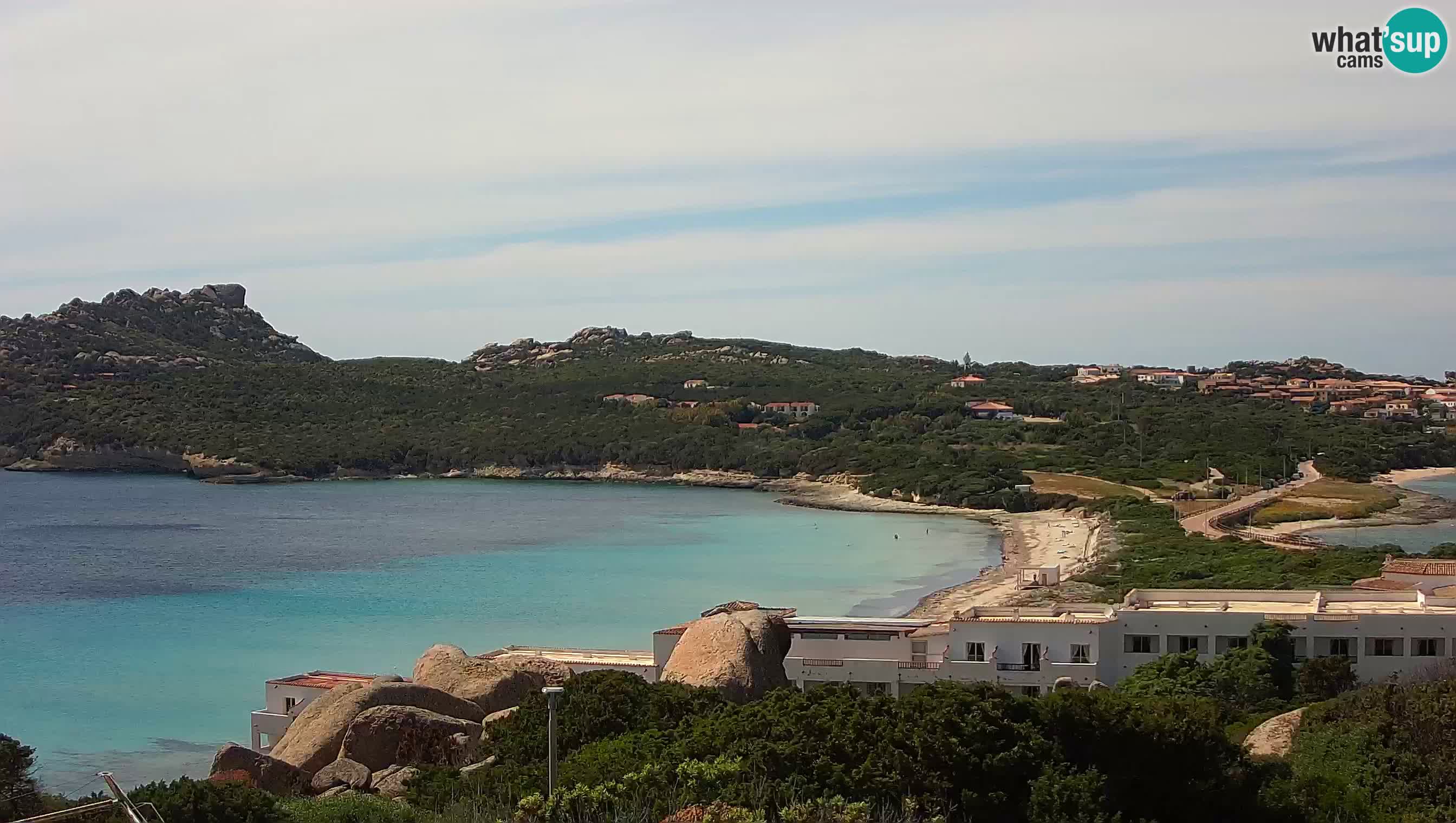 Webcam en vivo Capo Testa la playa de 2 mar – Santa Teresa Gallura – livecam Sardinia