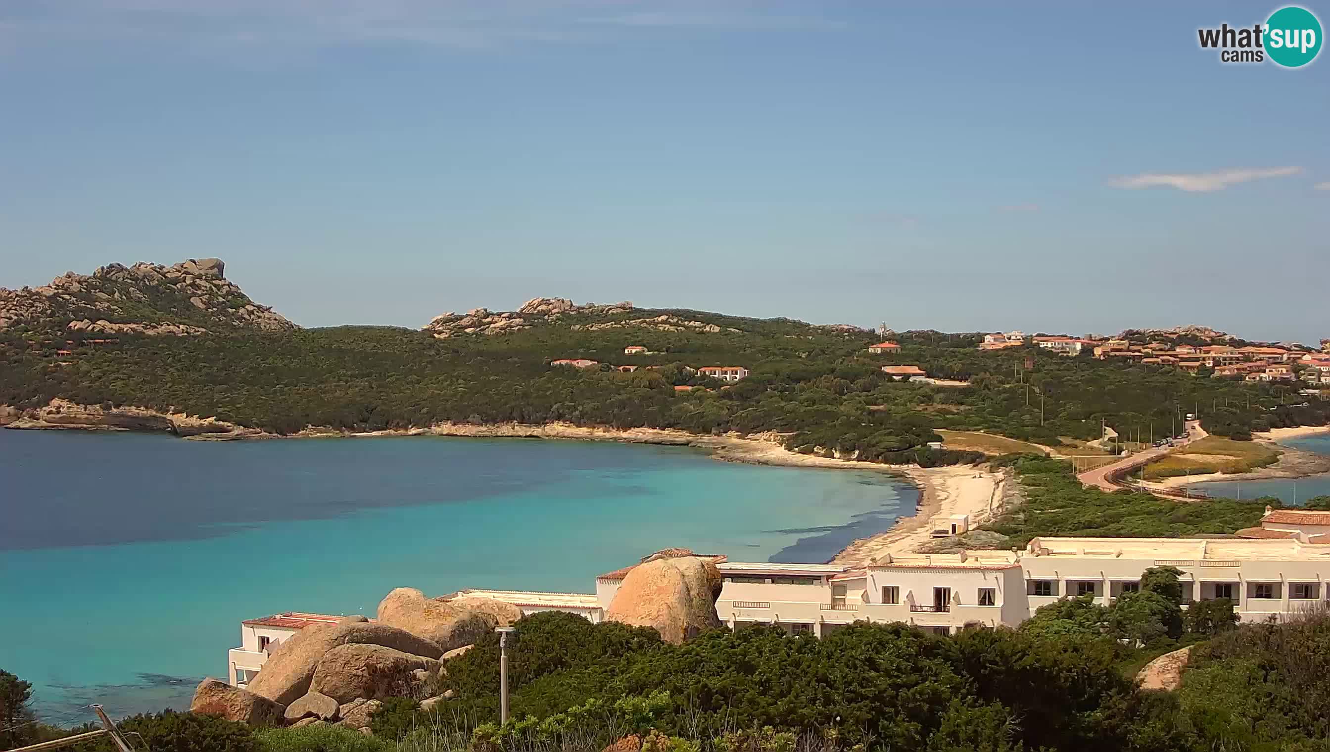 Live Webcam Capo Testa the beach of 2 sea – Santa Teresa Gallura – livecam Sardinia