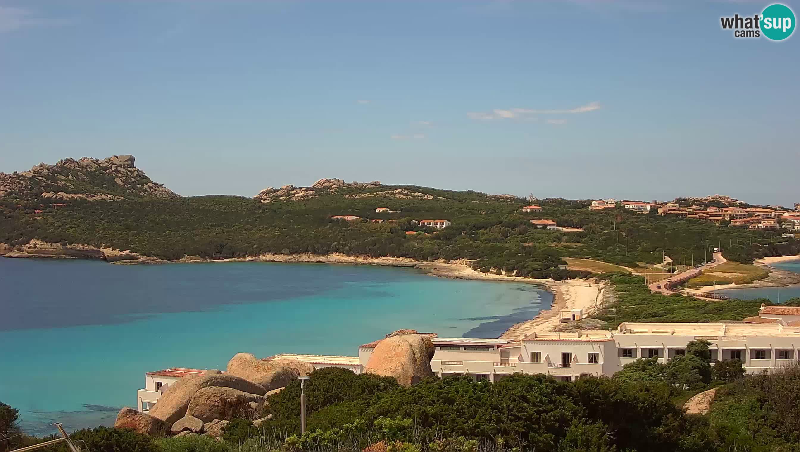 Live Webcam Capo Testa the beach of 2 sea – Santa Teresa Gallura – livecam Sardinia
