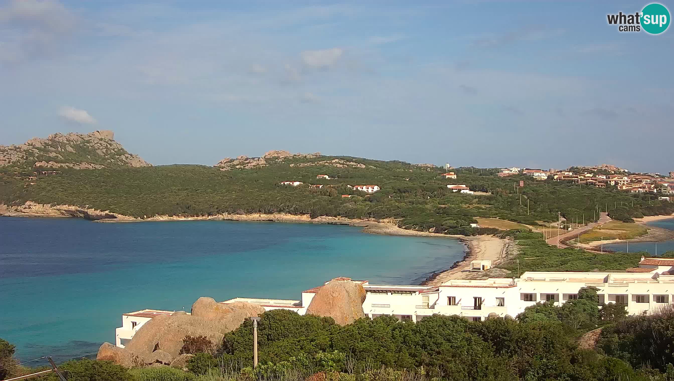 Spletna kamera v živo Capo Testa plaža dveh morij – Santa Teresa Gallura – Sardinija