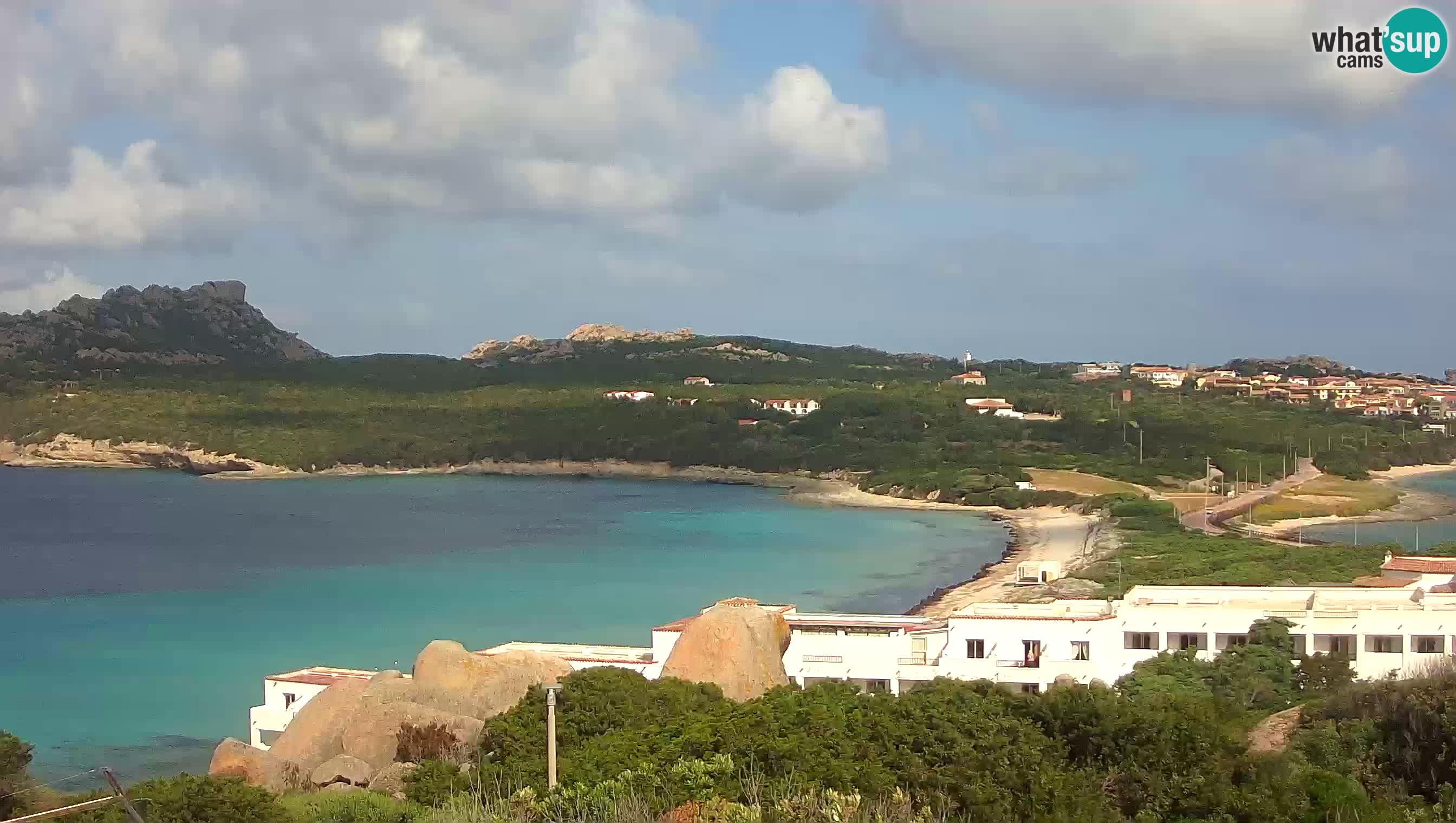 Live Webcam Capo Testa der Strand von 2 Meer – Santa Teresa Gallura – livecam Sardinien
