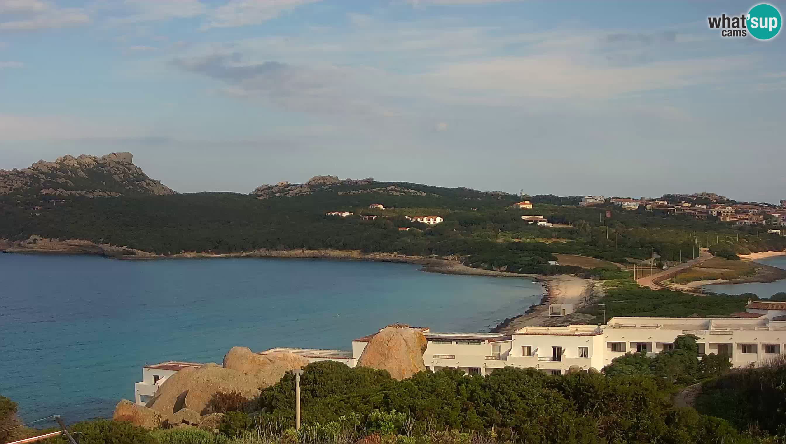 Live Webcam Capo Testa der Strand von 2 Meer – Santa Teresa Gallura – livecam Sardinien