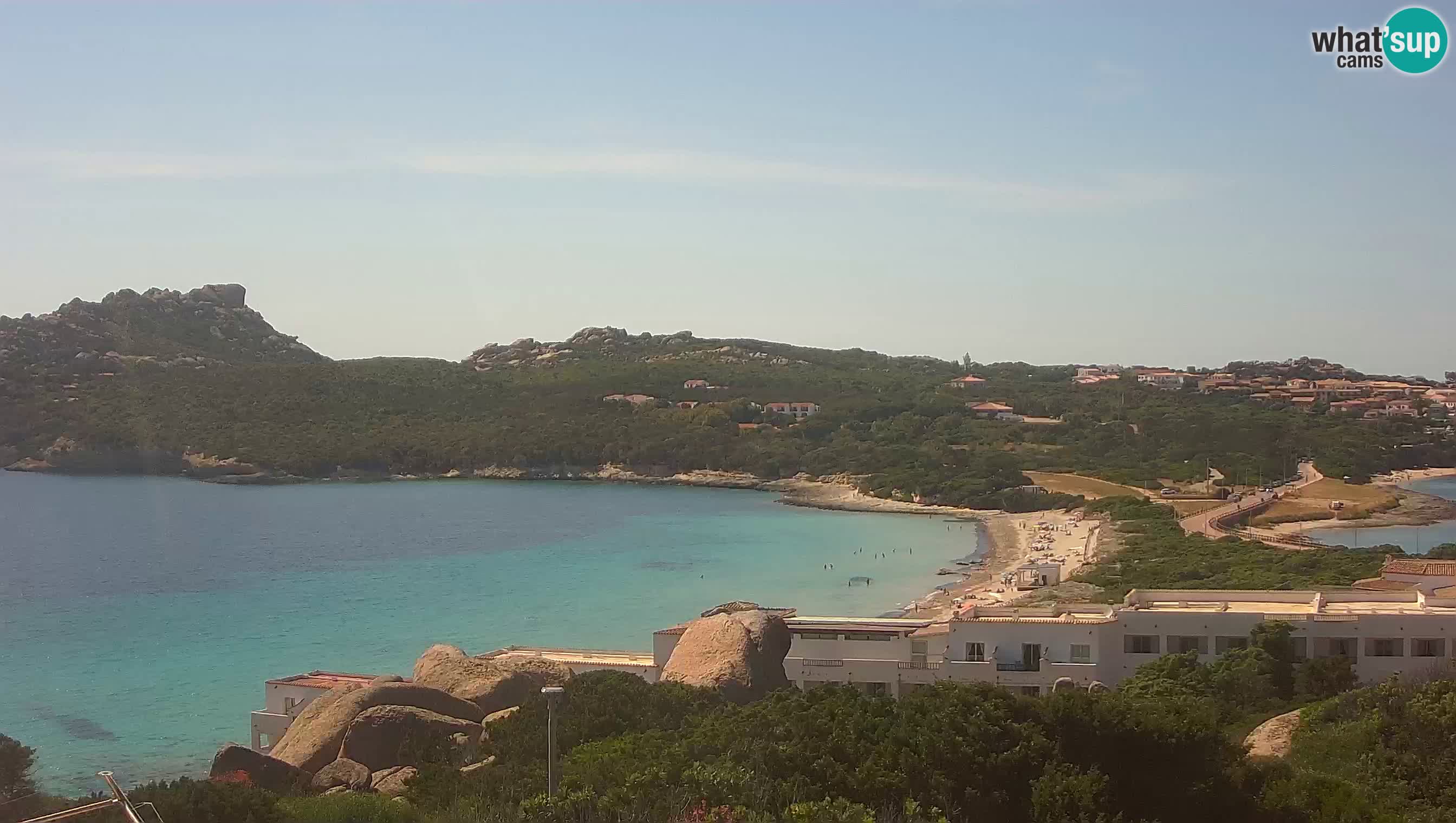 Spletna kamera v živo Capo Testa plaža dveh morij – Santa Teresa Gallura – Sardinija