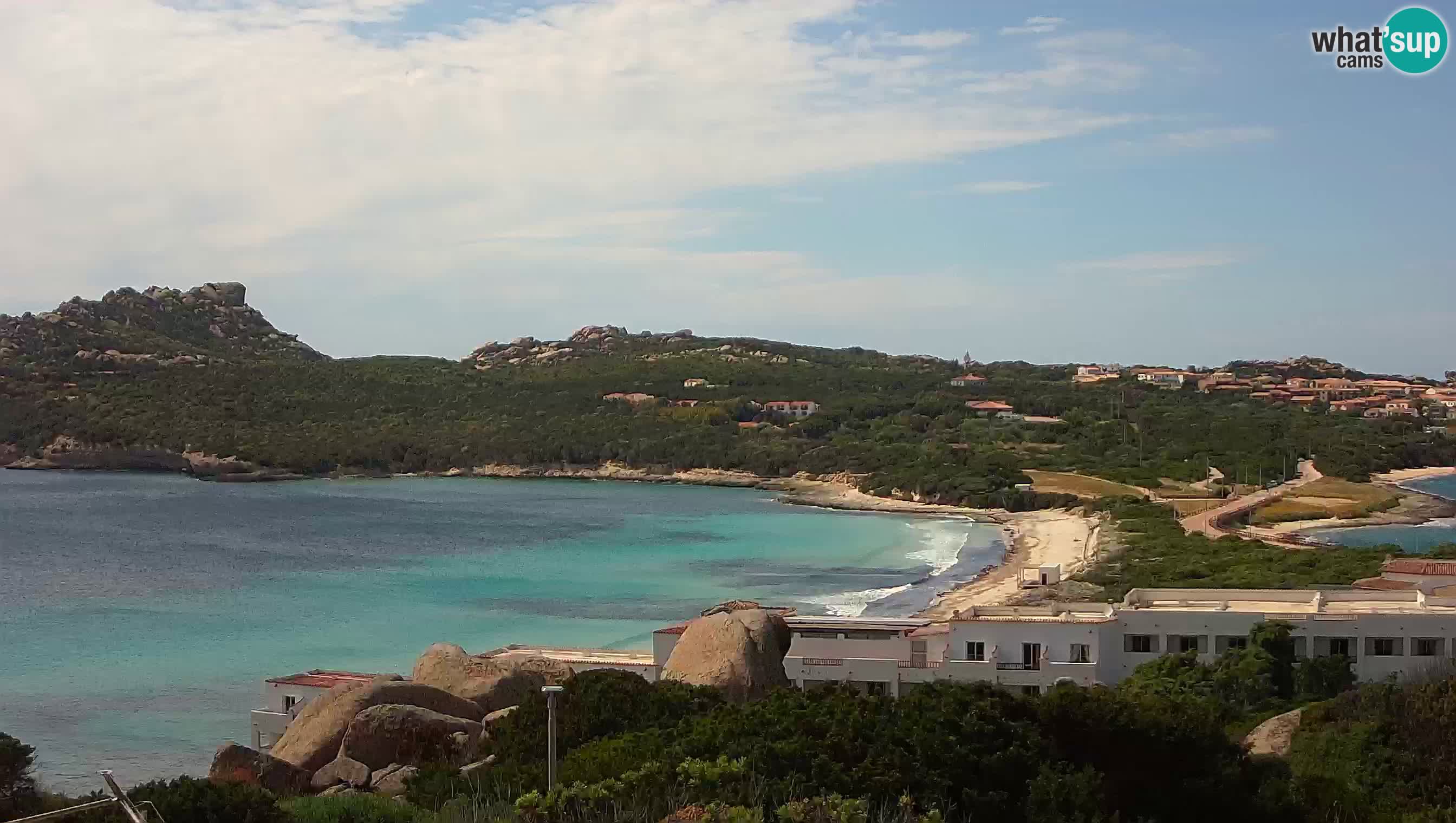 Web kamera uživo Capo Testa plaža s 2 mora – Santa Teresa Gallura – kamera uživo Sardinija