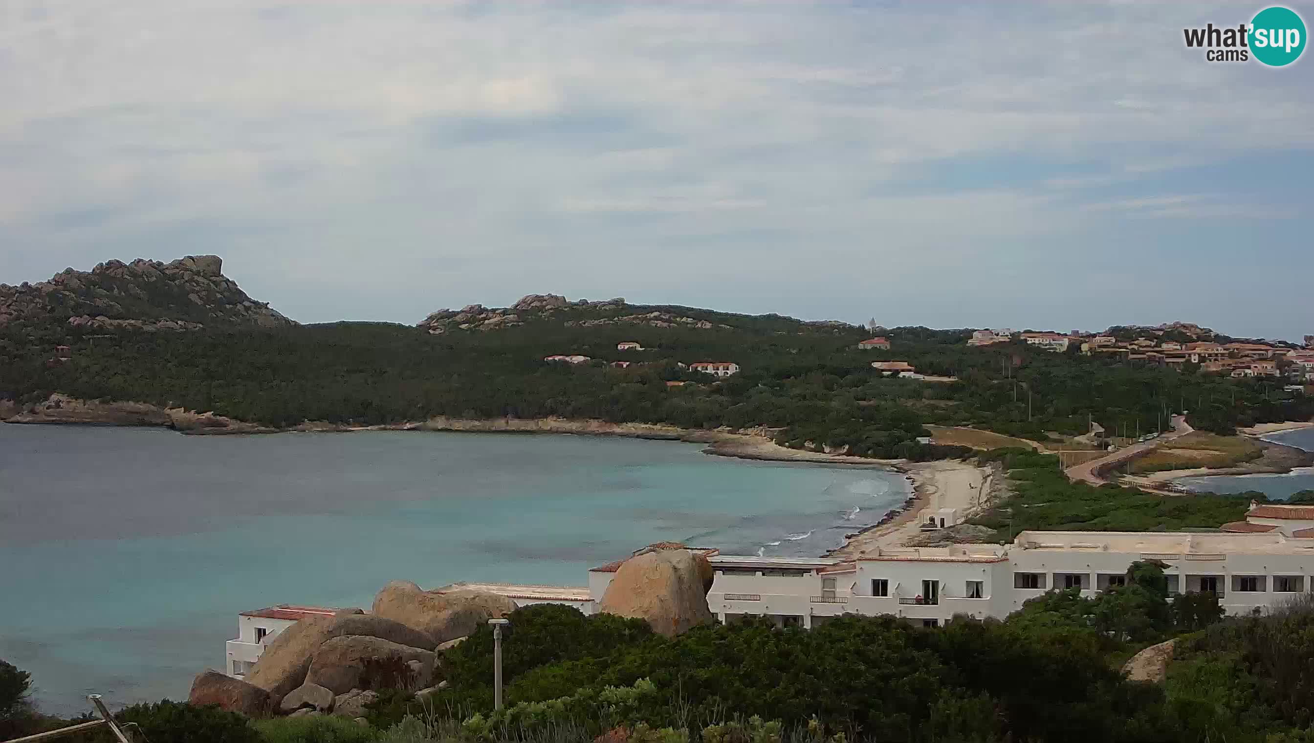 Live Webcam Capo Testa der Strand von 2 Meer – Santa Teresa Gallura – livecam Sardinien