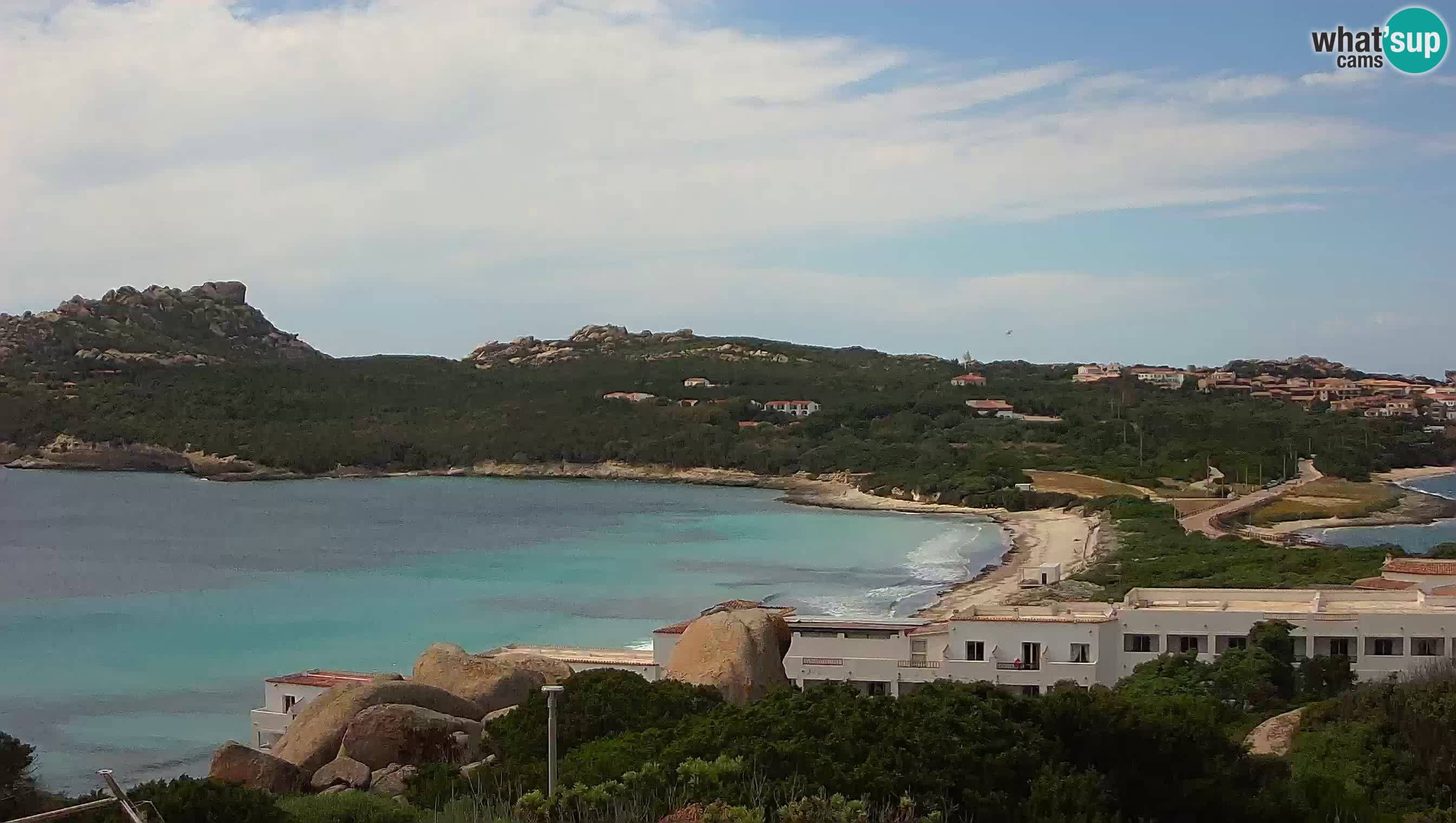 Spletna kamera v živo Capo Testa plaža dveh morij – Santa Teresa Gallura – Sardinija
