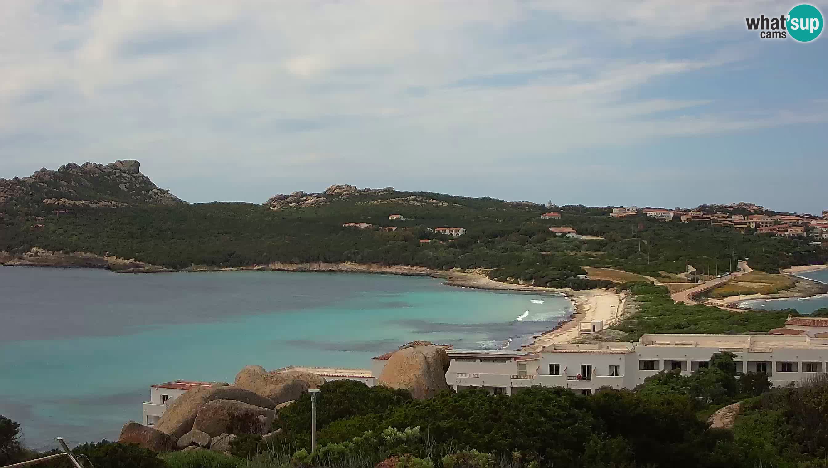 Live Webcam Capo Testa der Strand von 2 Meer – Santa Teresa Gallura – livecam Sardinien