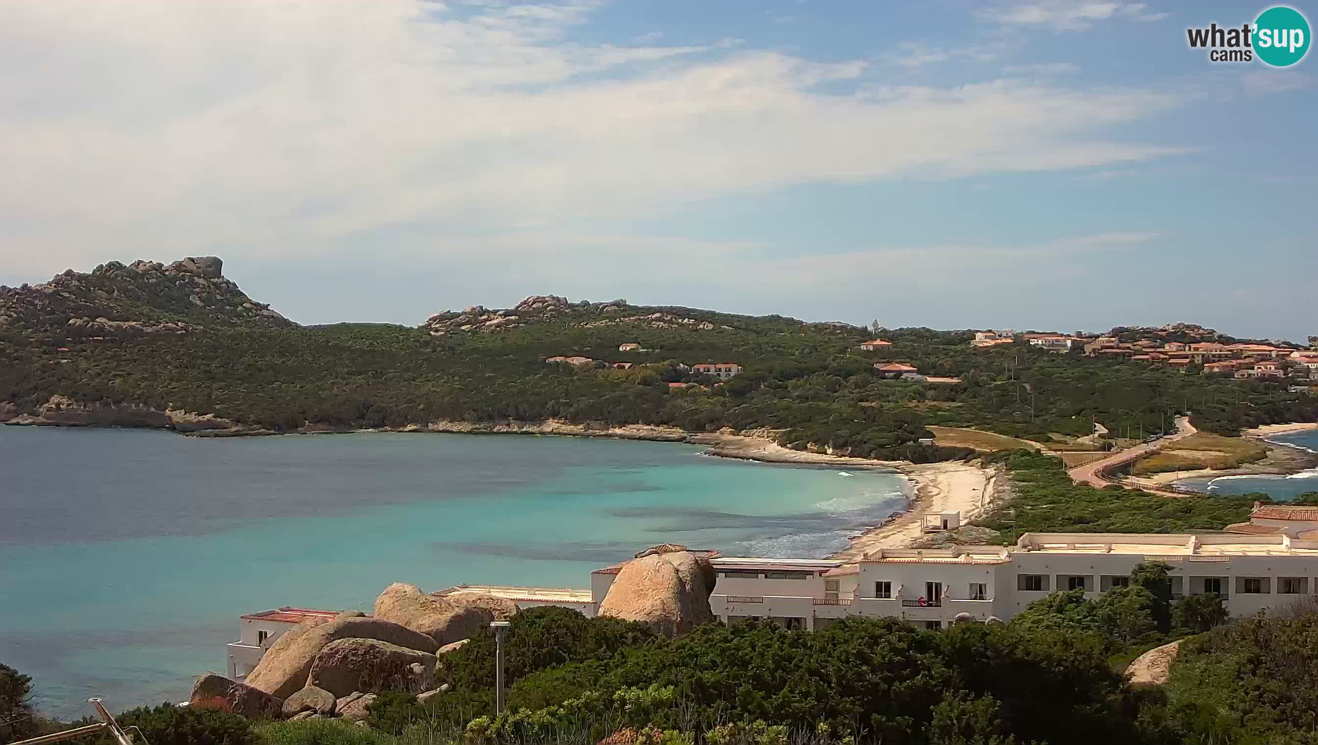 Webcam en vivo Capo Testa la playa de 2 mar – Santa Teresa Gallura – livecam Sardinia
