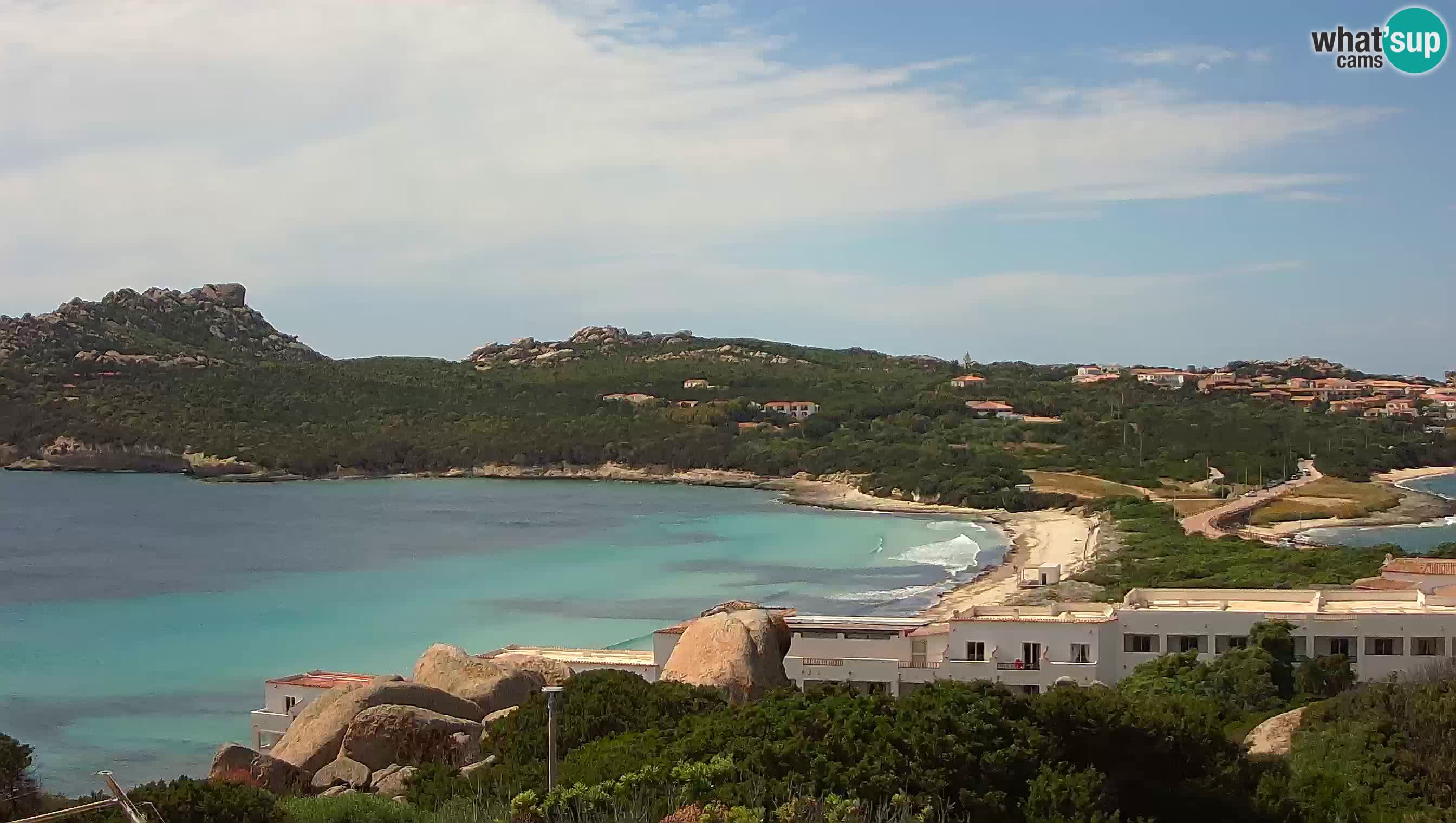 Spletna kamera v živo Capo Testa plaža dveh morij – Santa Teresa Gallura – Sardinija