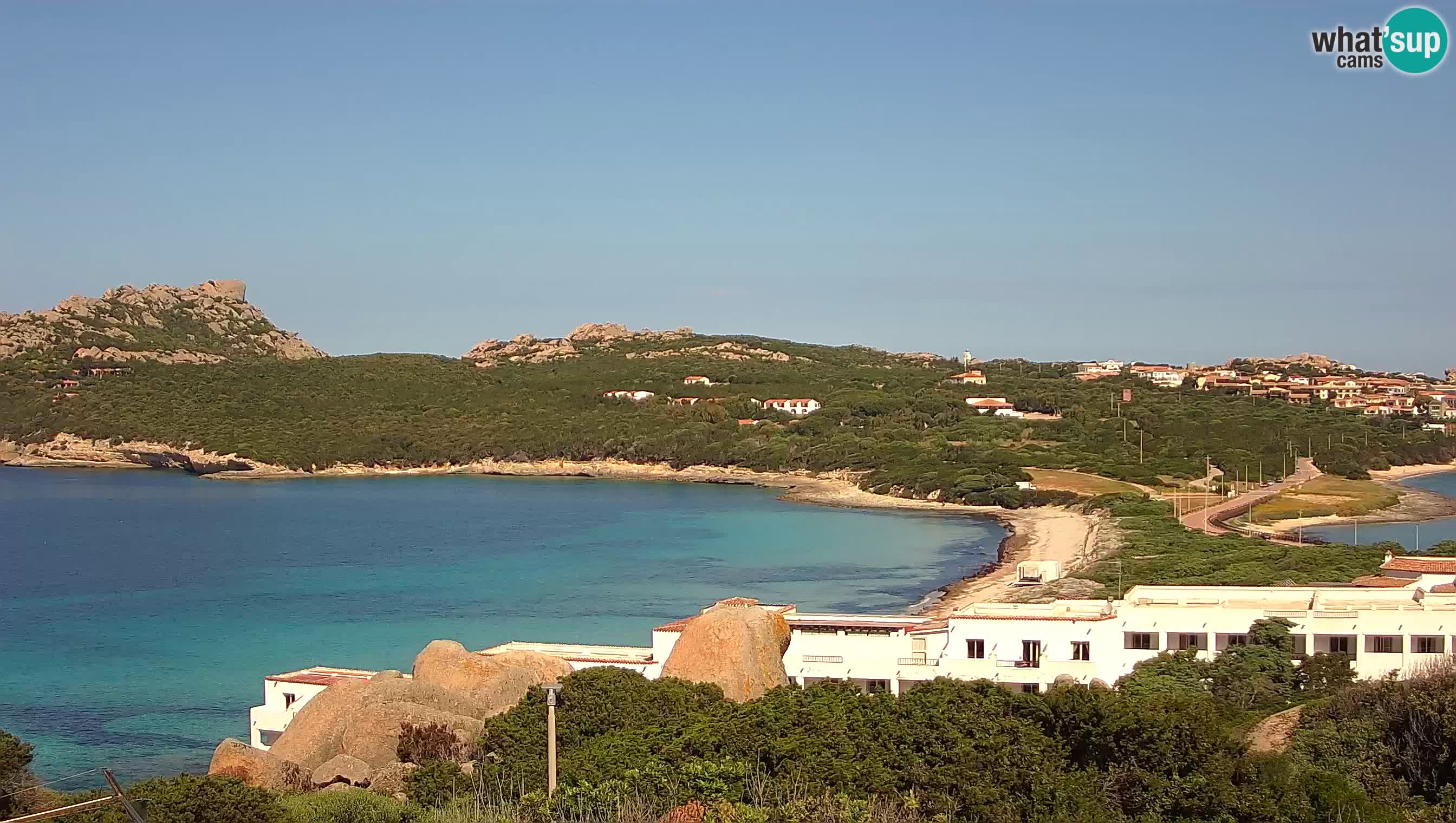 Live Webcam Capo Testa the beach of 2 sea – Santa Teresa Gallura – livecam Sardinia