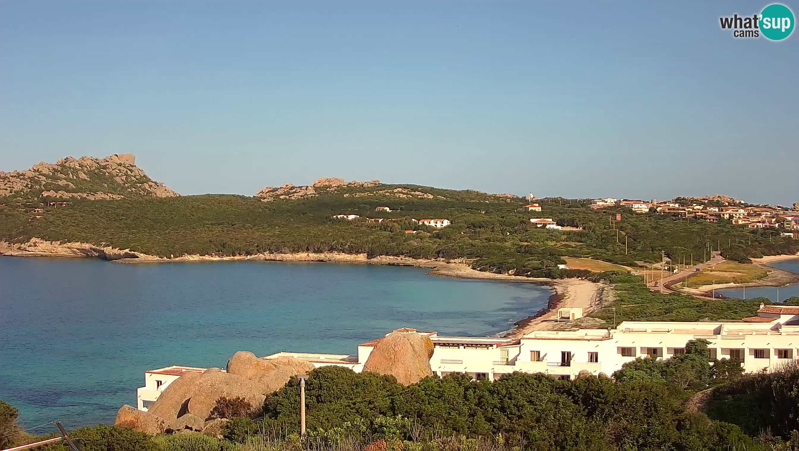 Live Webcam Capo Testa the beach of 2 sea – Santa Teresa Gallura – livecam Sardinia