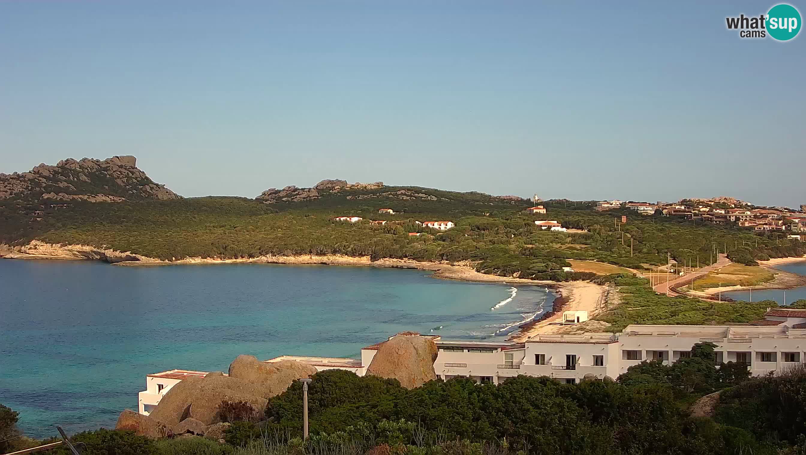 Live Webcam Capo Testa la spiaggia dei due mari – Santa Teresa Gallura – livecam Sardegna