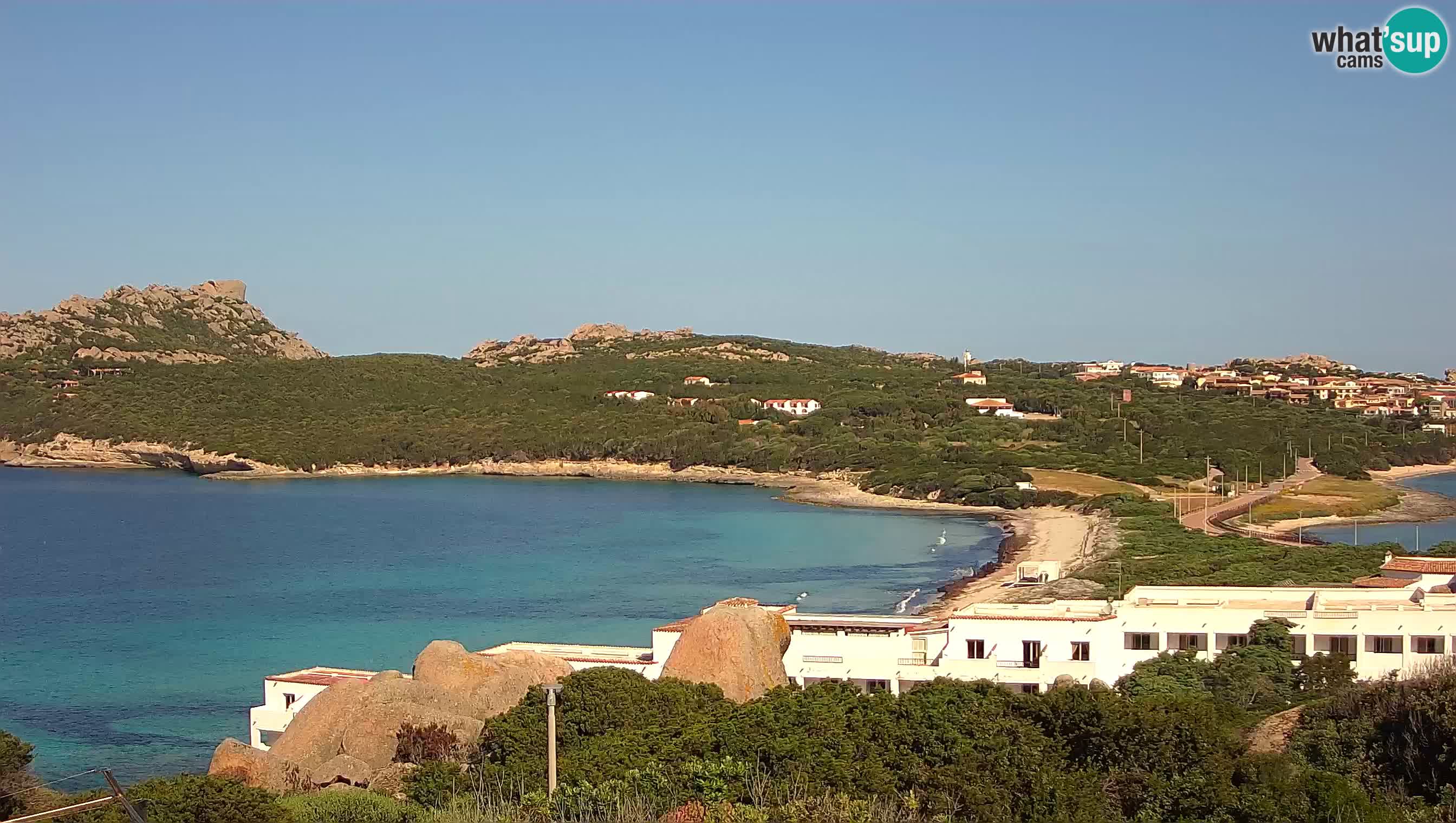Webcam en vivo Capo Testa la playa de 2 mar – Santa Teresa Gallura – livecam Sardinia
