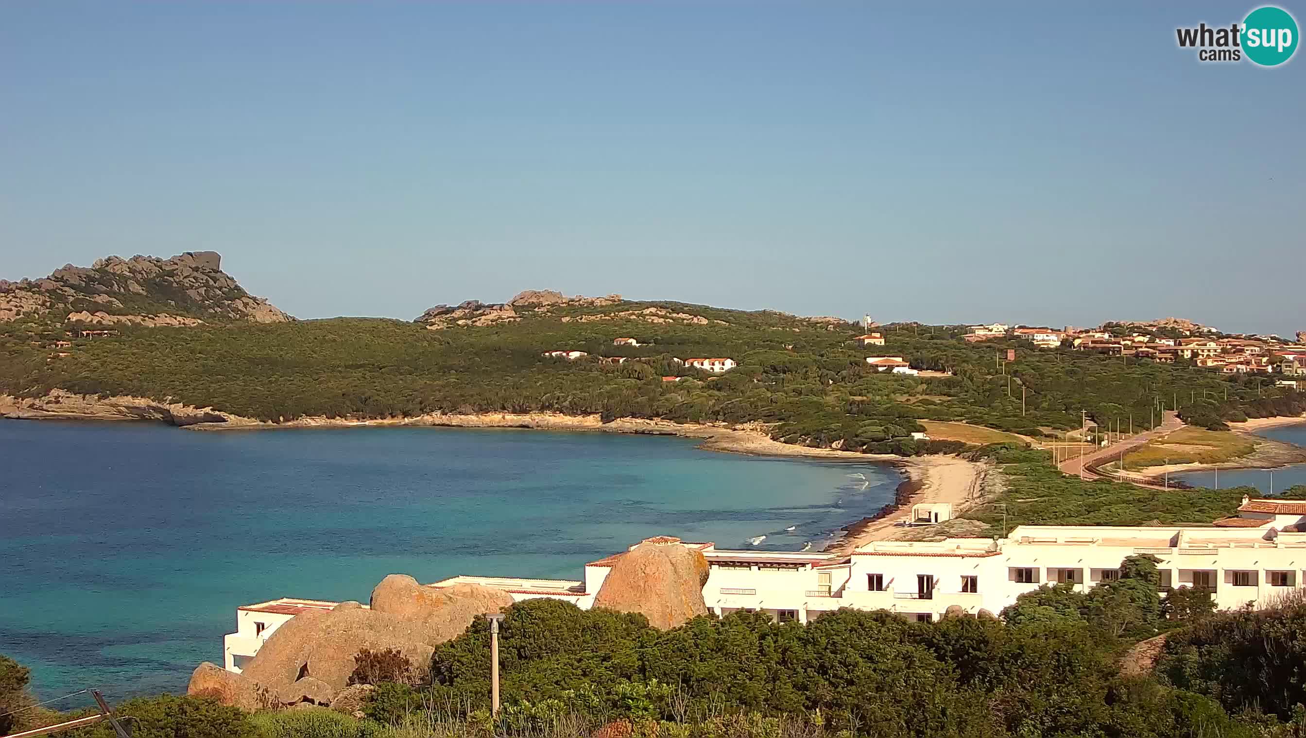 Spletna kamera v živo Capo Testa plaža dveh morij – Santa Teresa Gallura – Sardinija