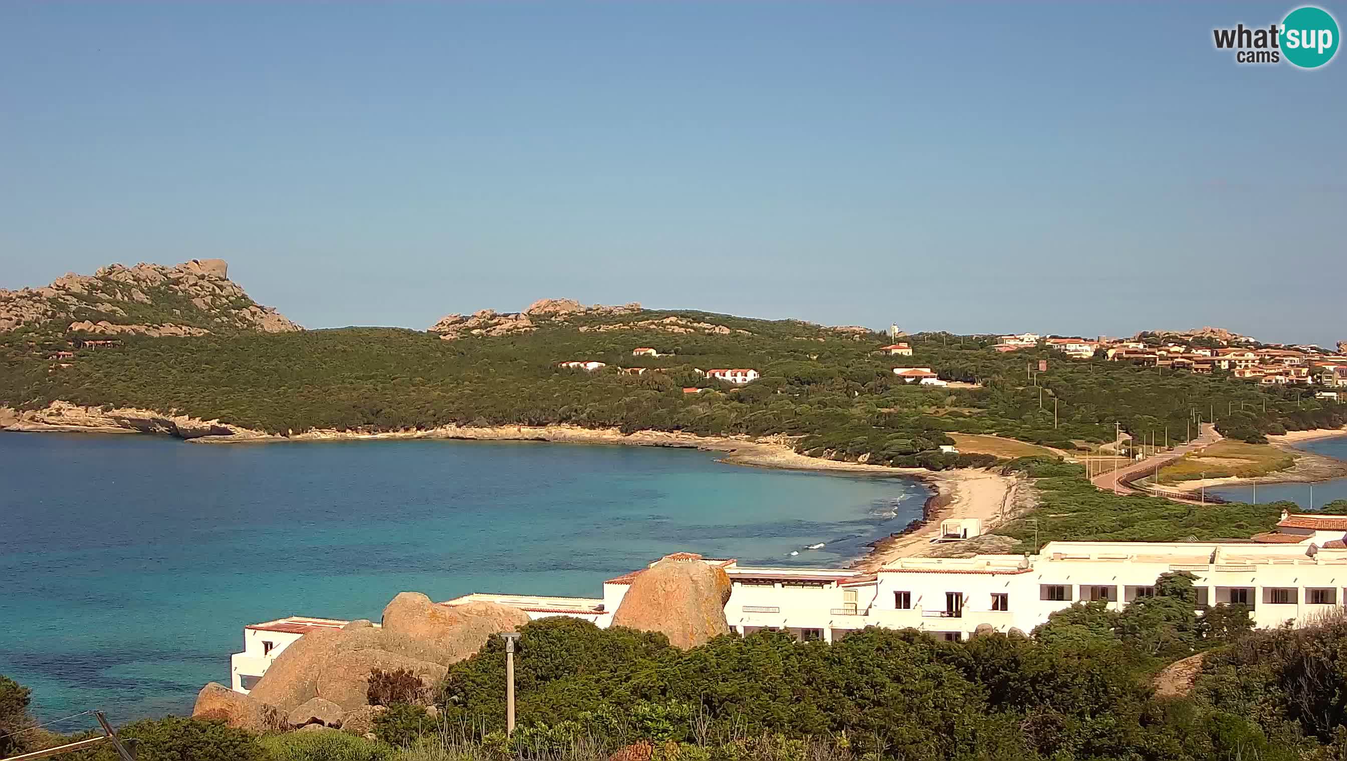 Spletna kamera v živo Capo Testa plaža dveh morij – Santa Teresa Gallura – Sardinija