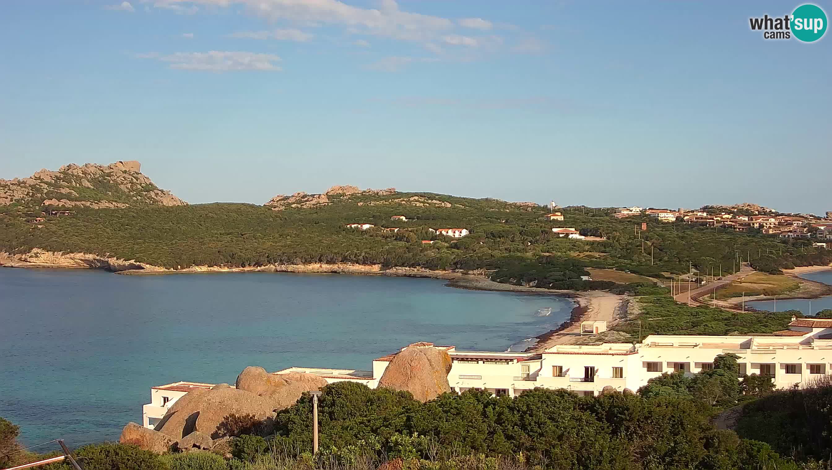 Webcam en vivo Capo Testa la playa de 2 mar – Santa Teresa Gallura – livecam Sardinia