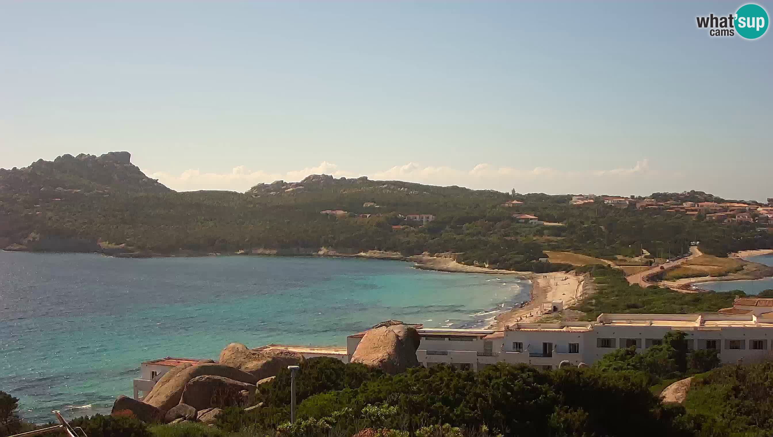 Live Webcam Capo Testa the beach of 2 sea – Santa Teresa Gallura – livecam Sardinia