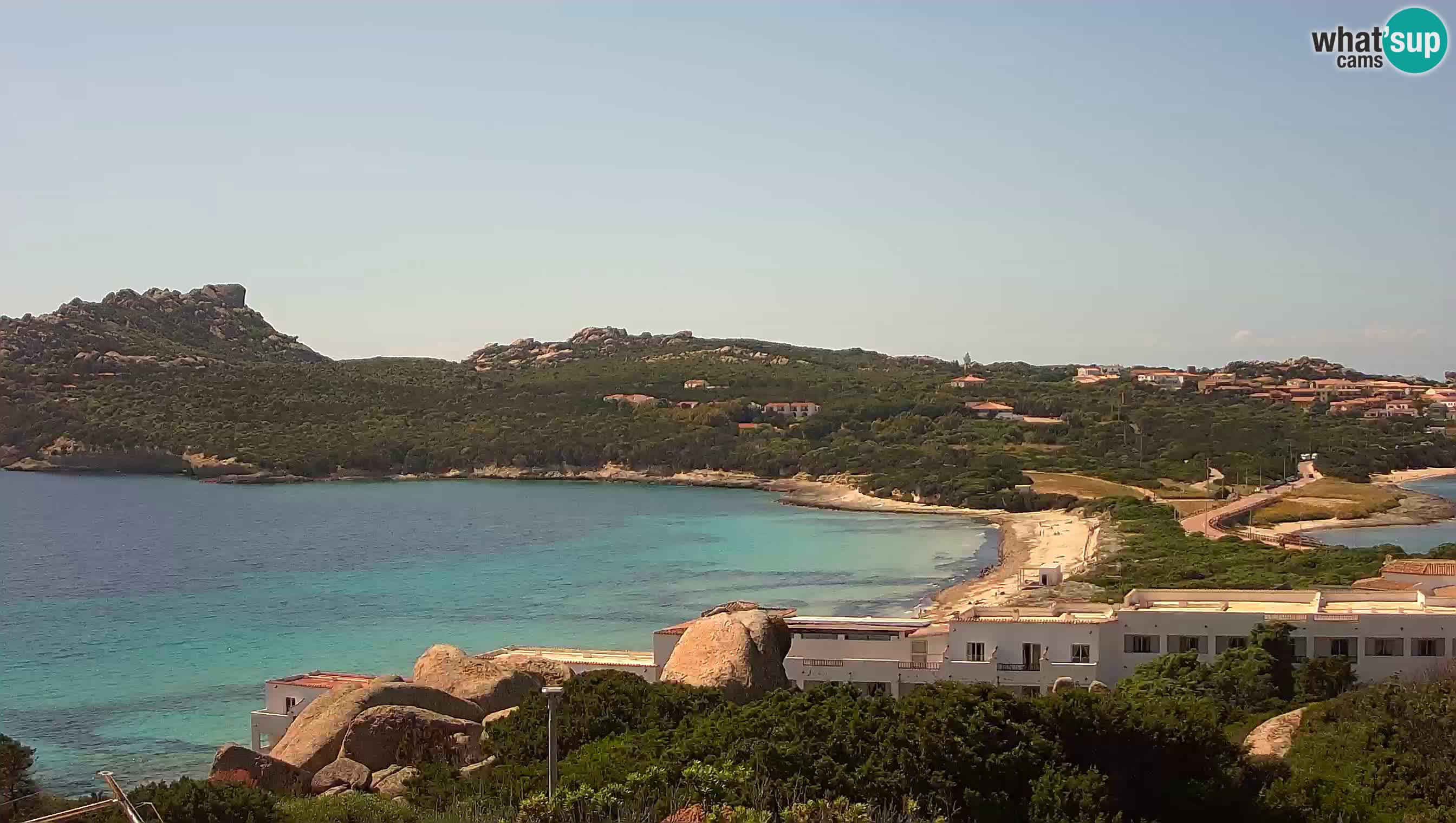 Spletna kamera v živo Capo Testa plaža dveh morij – Santa Teresa Gallura – Sardinija