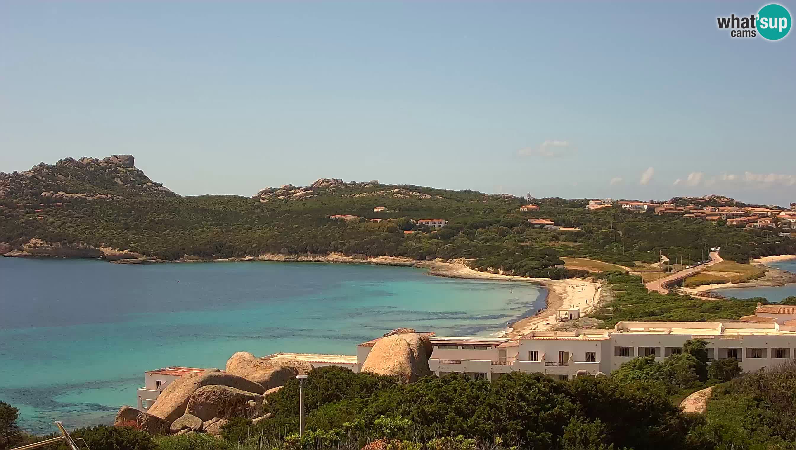 Live Webcam Capo Testa the beach of 2 sea – Santa Teresa Gallura – livecam Sardinia