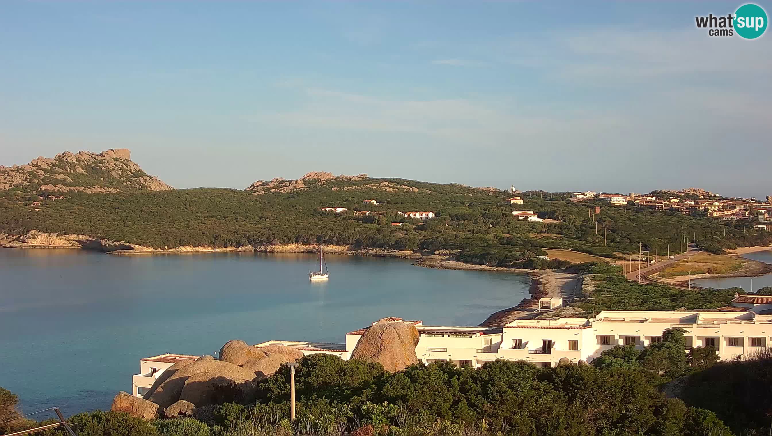 Live Webcam Capo Testa la plage de 2 mer – Santa Teresa Gallura – livecam Sardaigne