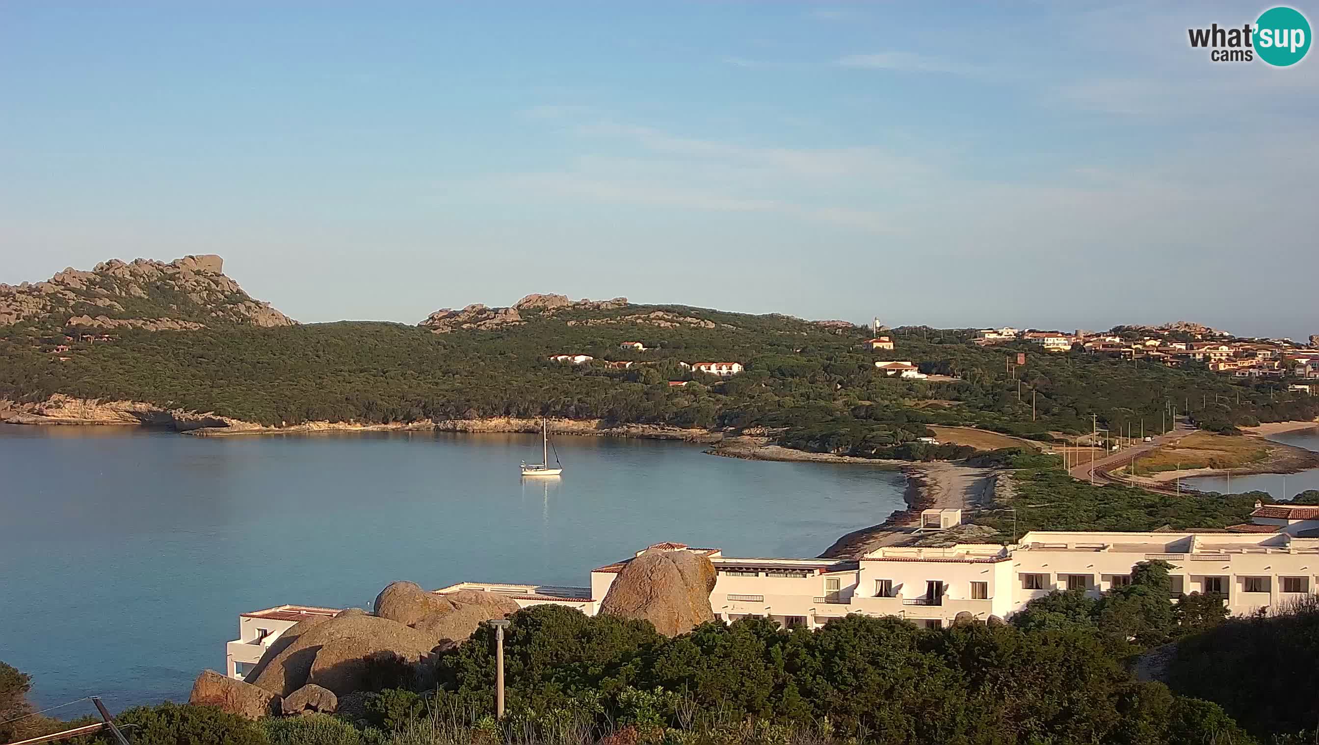 Spletna kamera v živo Capo Testa plaža dveh morij – Santa Teresa Gallura – Sardinija