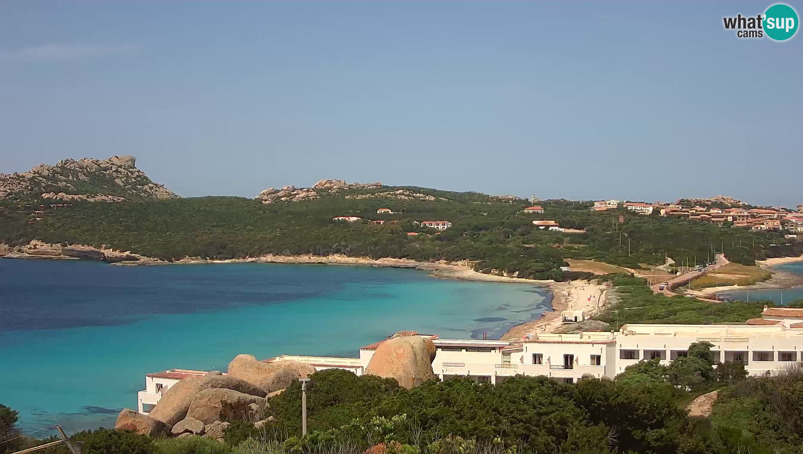 Webcam en vivo Capo Testa la playa de 2 mar – Santa Teresa Gallura – livecam Sardinia