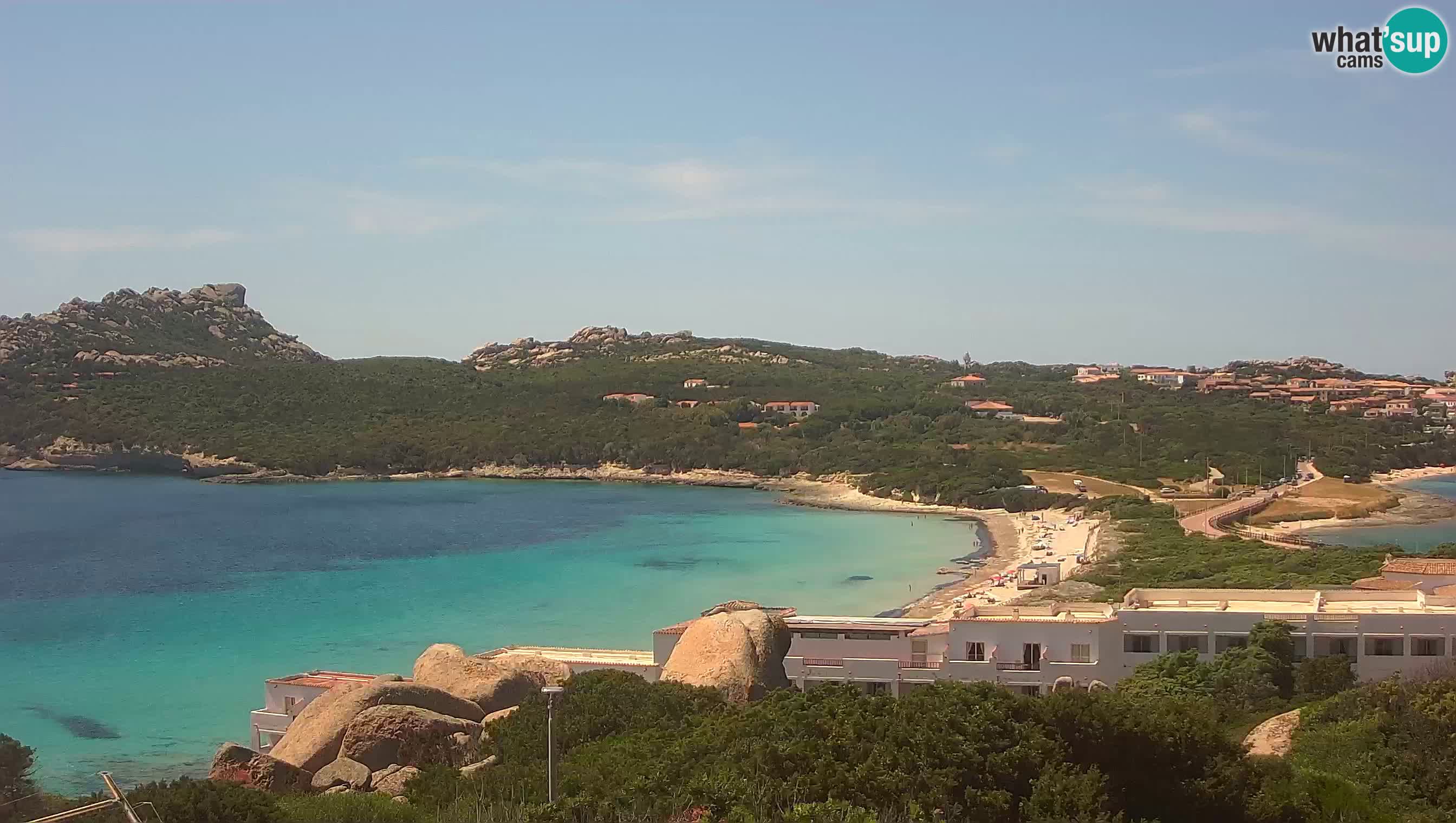 Live Webcam Capo Testa der Strand von 2 Meer – Santa Teresa Gallura – livecam Sardinien