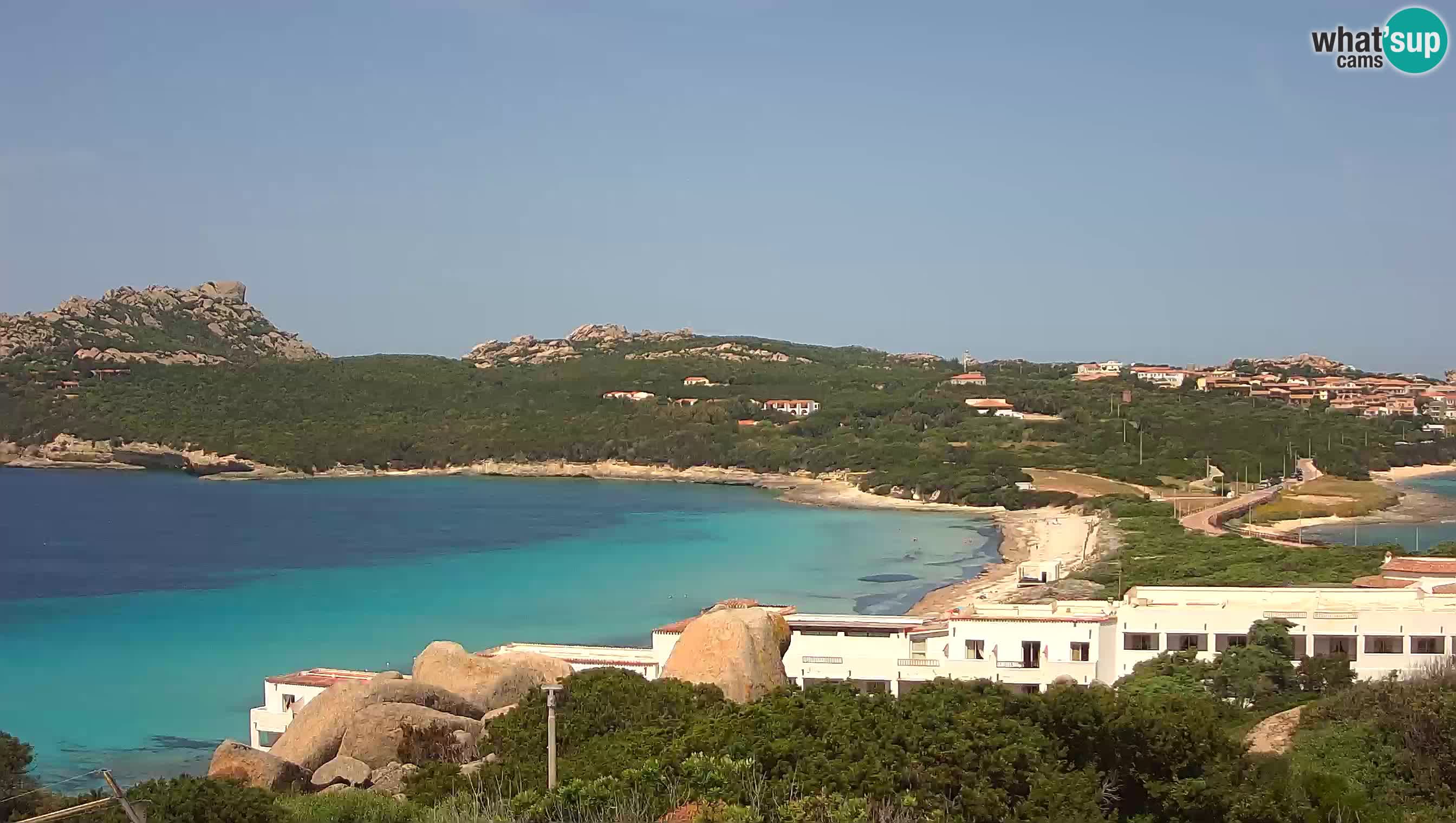 Spletna kamera v živo Capo Testa plaža dveh morij – Santa Teresa Gallura – Sardinija