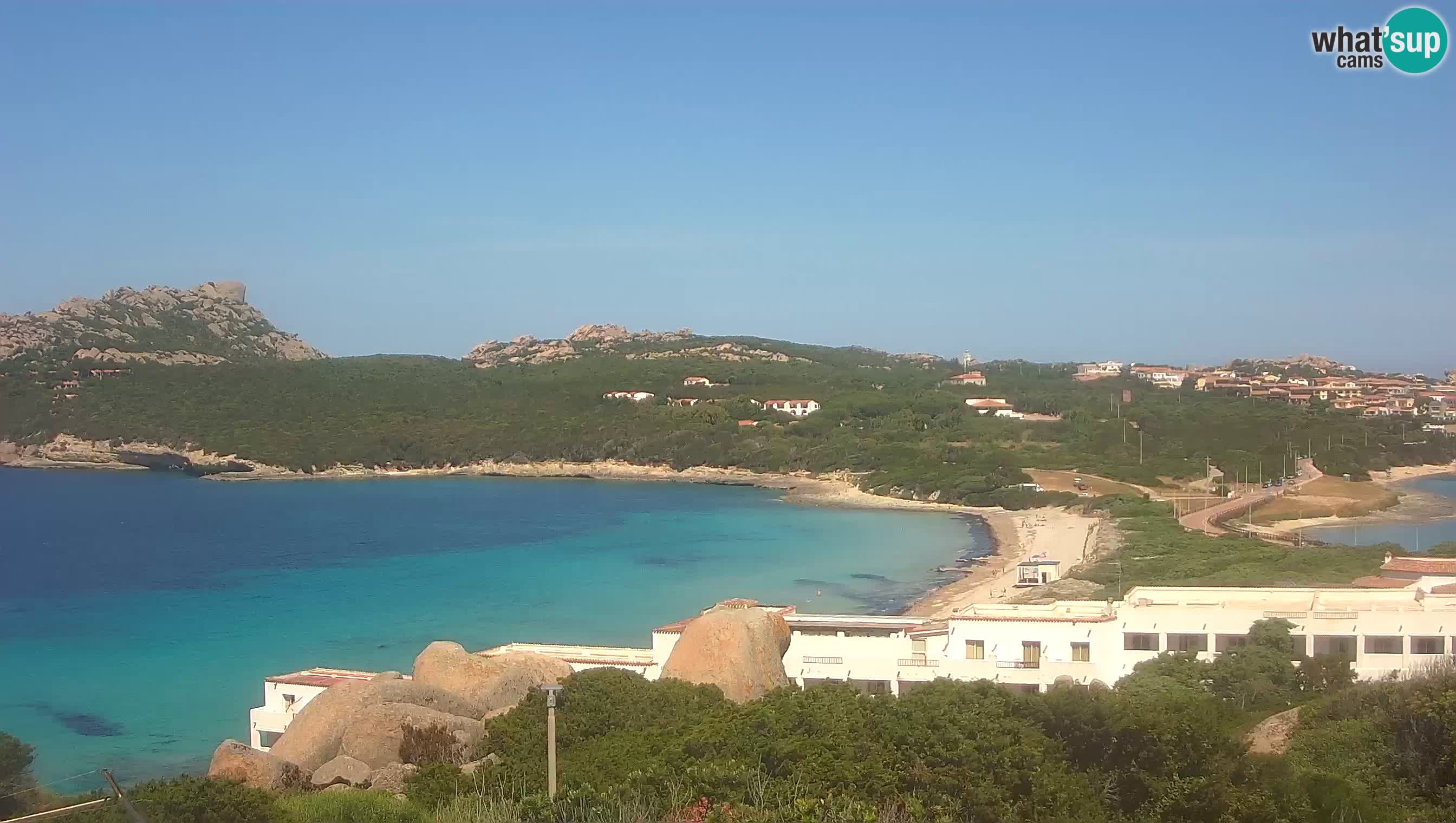 Live Webcam Capo Testa the beach of 2 sea – Santa Teresa Gallura – livecam Sardinia