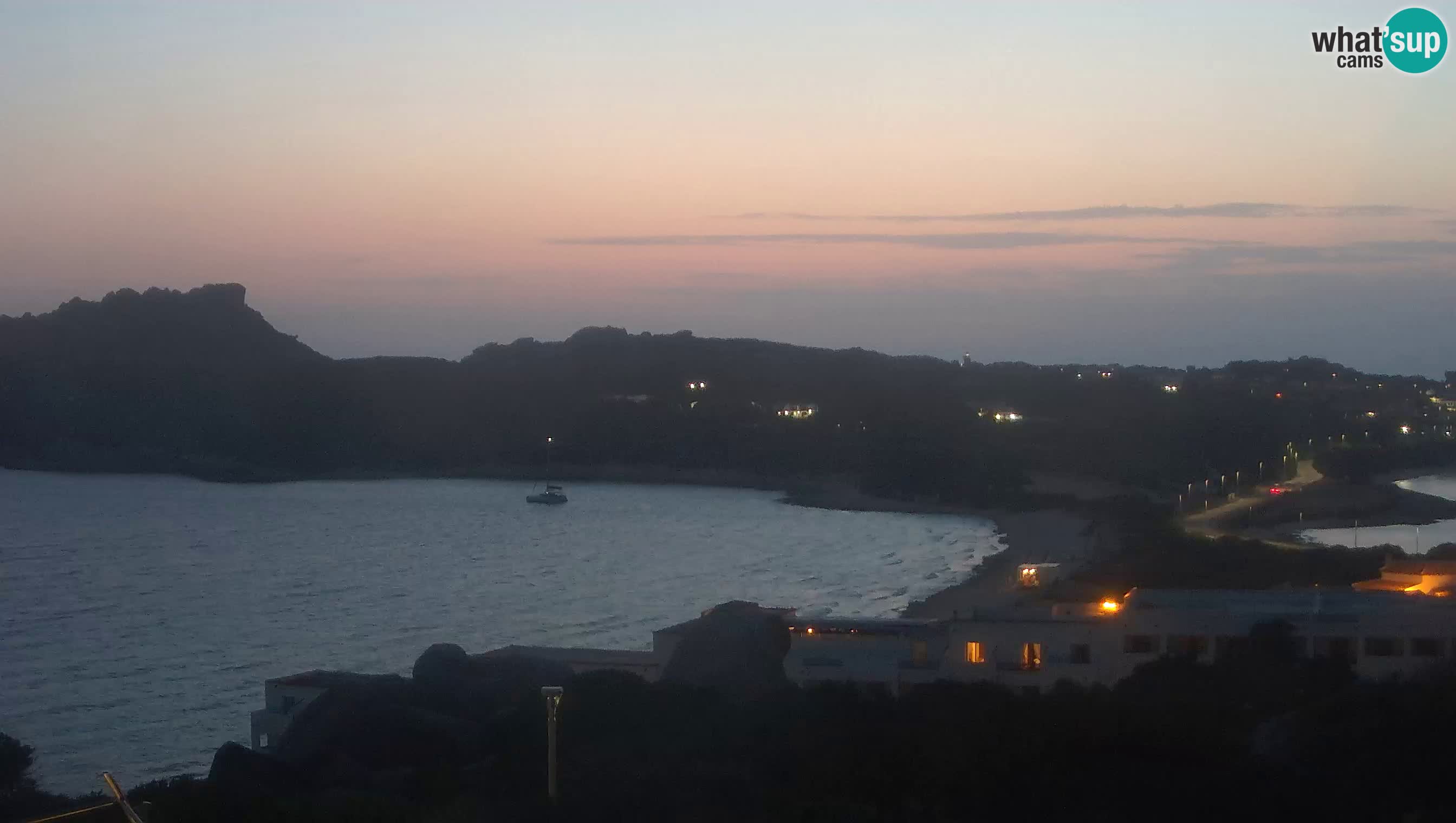 Live Webcam Capo Testa der Strand von 2 Meer – Santa Teresa Gallura – livecam Sardinien