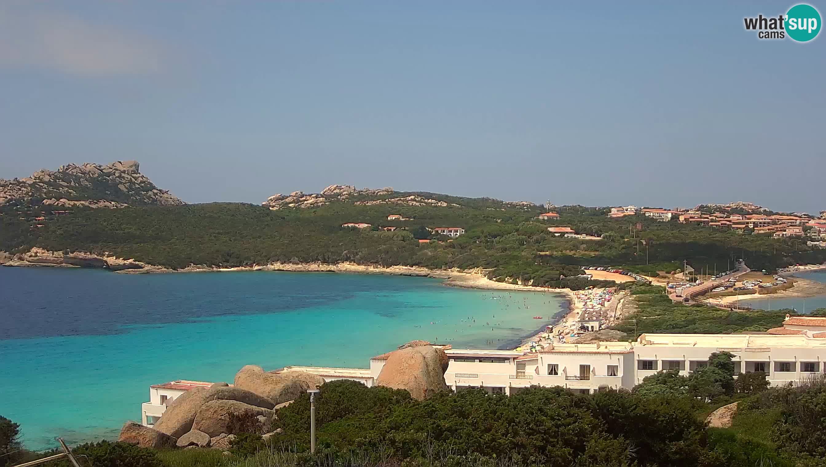 Live Webcam Capo Testa der Strand von 2 Meer – Santa Teresa Gallura – livecam Sardinien