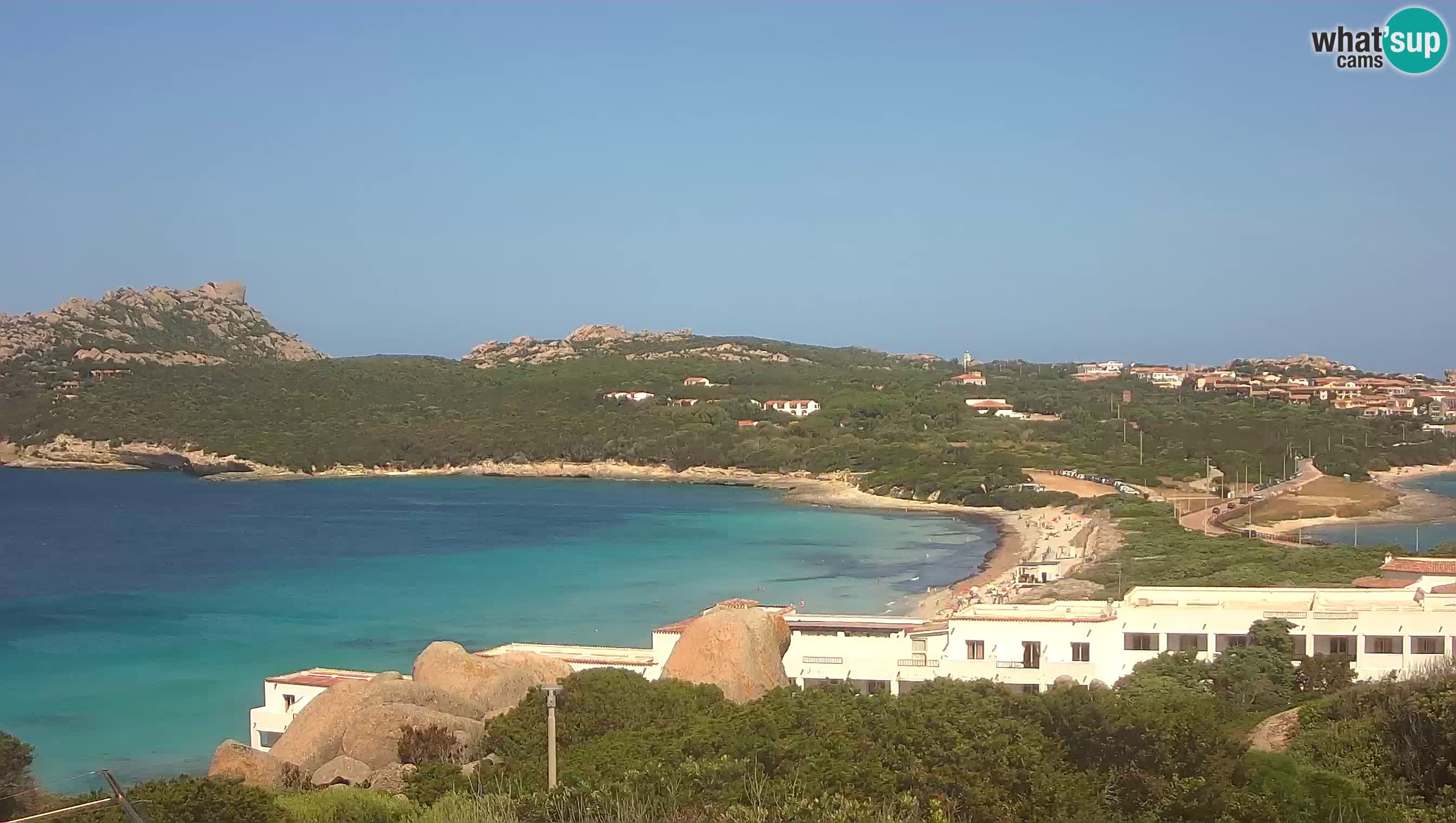 Live Webcam Capo Testa the beach of 2 sea – Santa Teresa Gallura – livecam Sardinia
