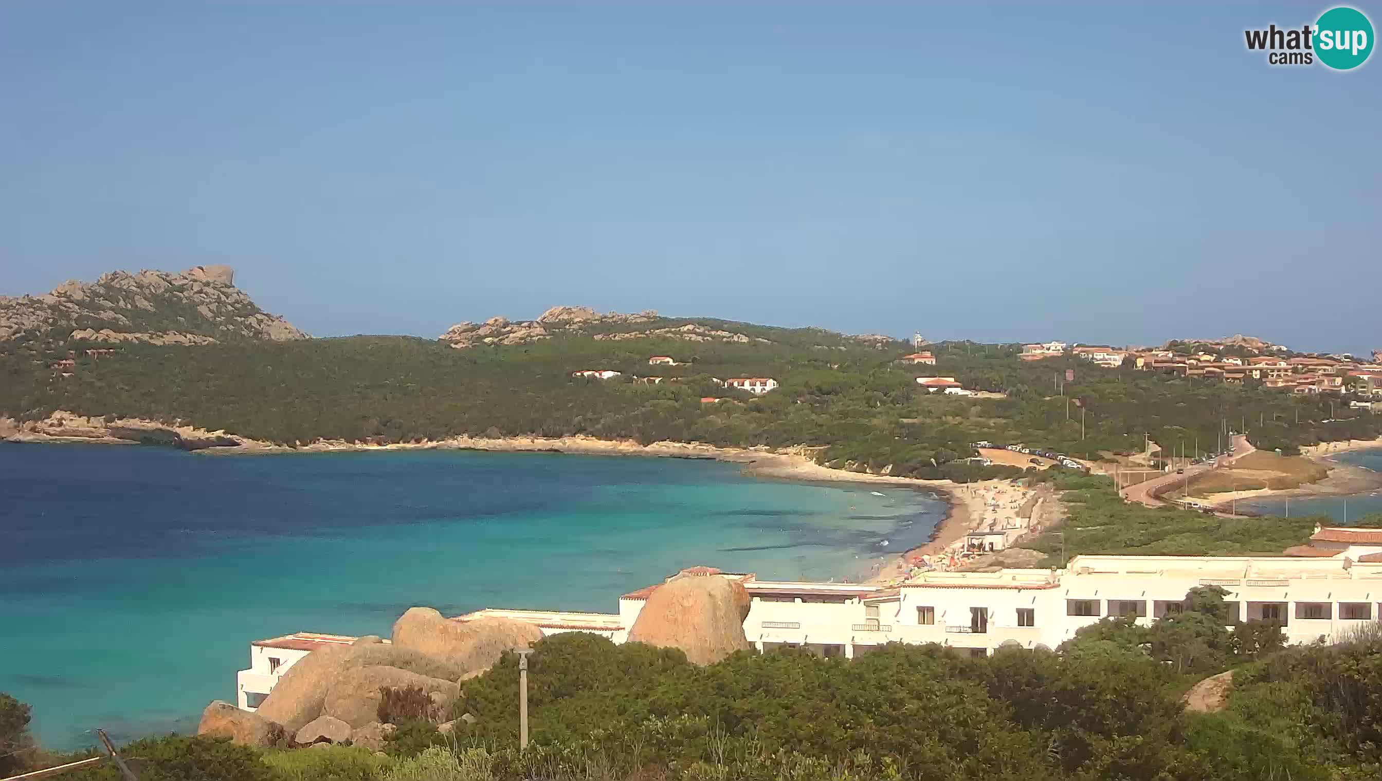 Live Webcam Capo Testa the beach of 2 sea – Santa Teresa Gallura – livecam Sardinia