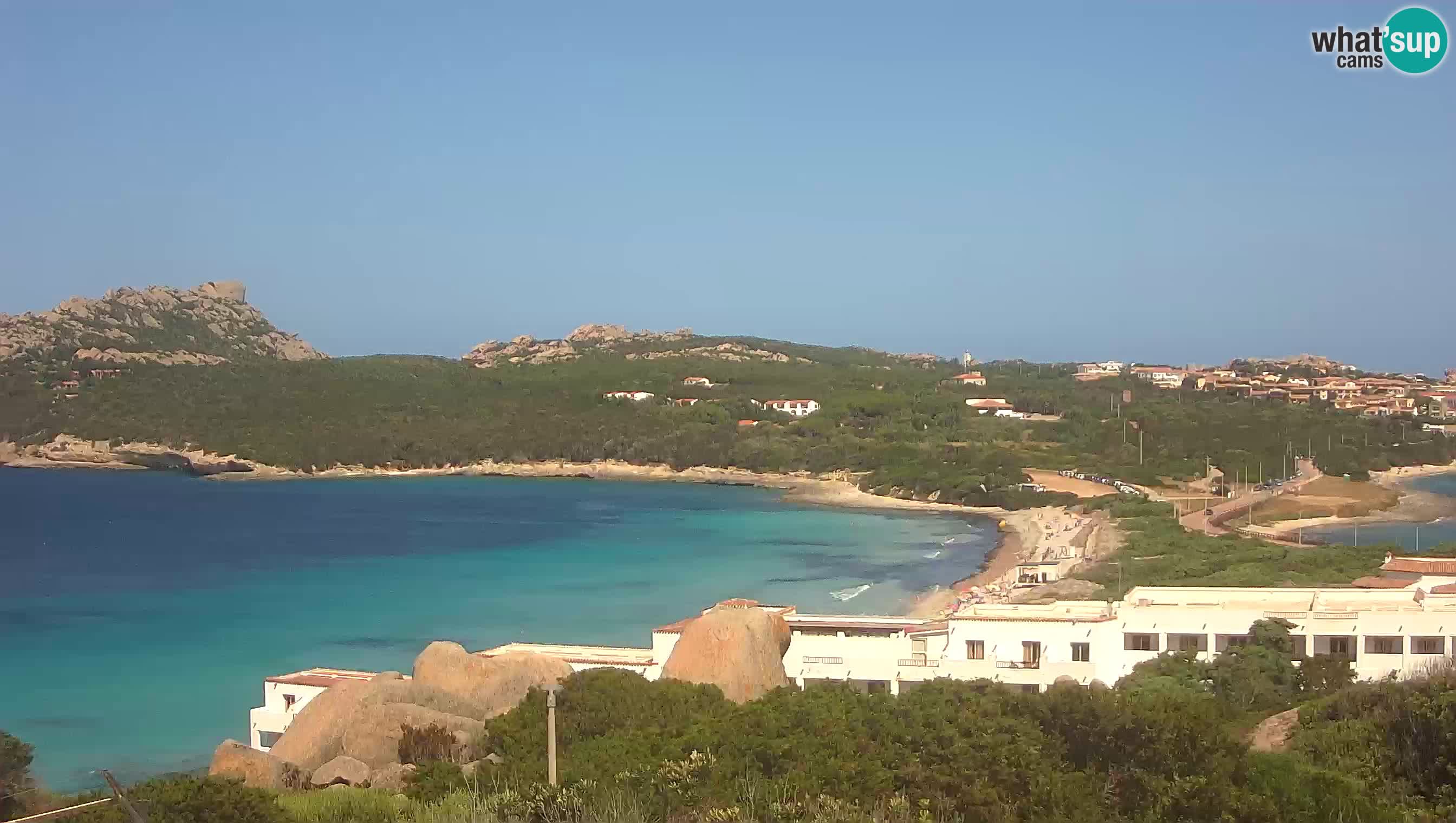 Spletna kamera v živo Capo Testa plaža dveh morij – Santa Teresa Gallura – Sardinija