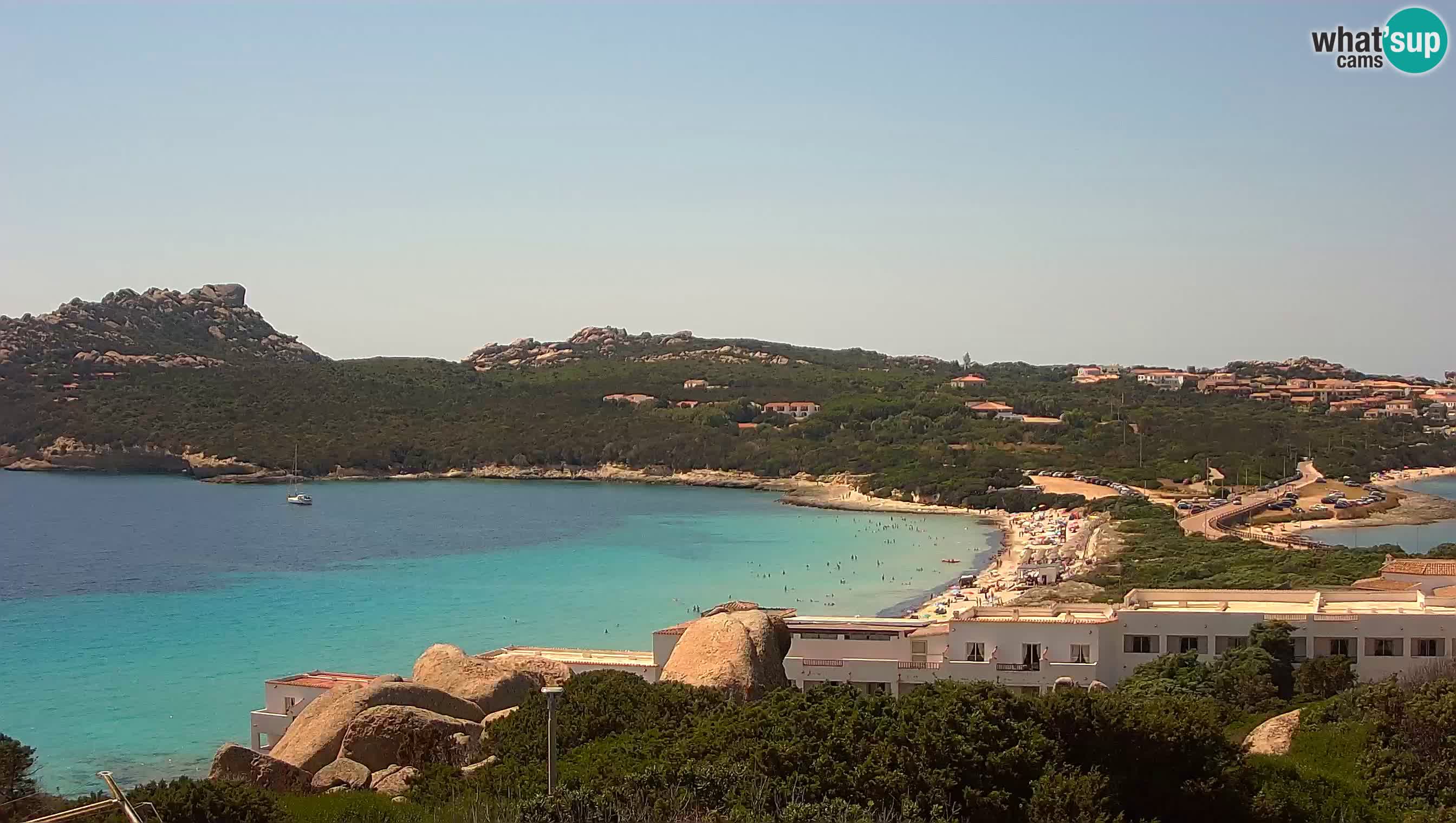 Spletna kamera v živo Capo Testa plaža dveh morij – Santa Teresa Gallura – Sardinija