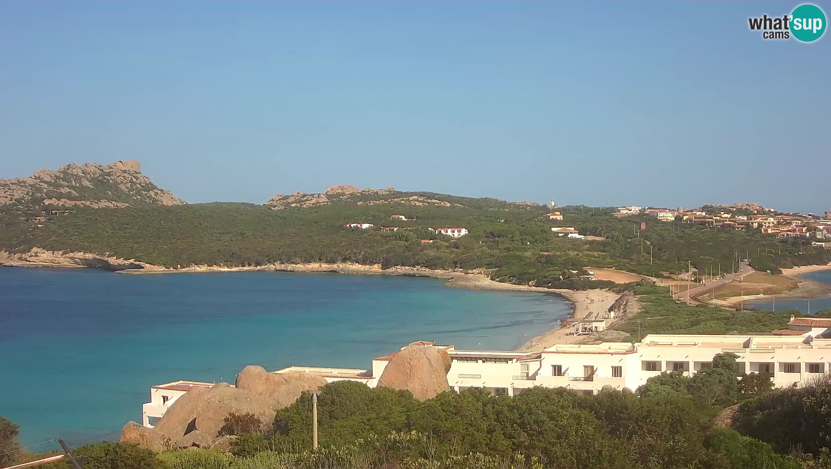 Live Webcam Capo Testa the beach of 2 sea – Santa Teresa Gallura – livecam Sardinia