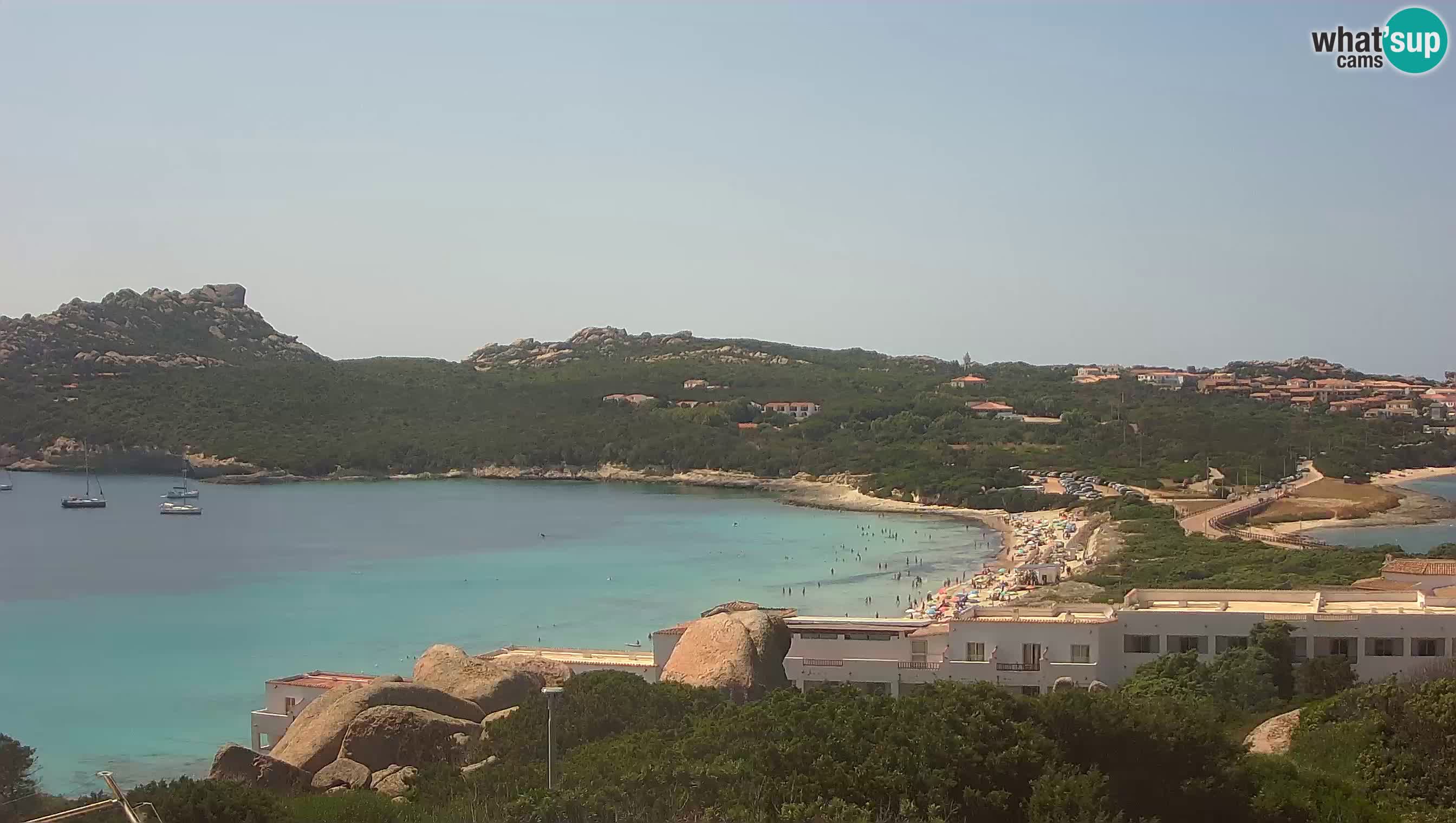 Live Webcam Capo Testa the beach of 2 sea – Santa Teresa Gallura – livecam Sardinia