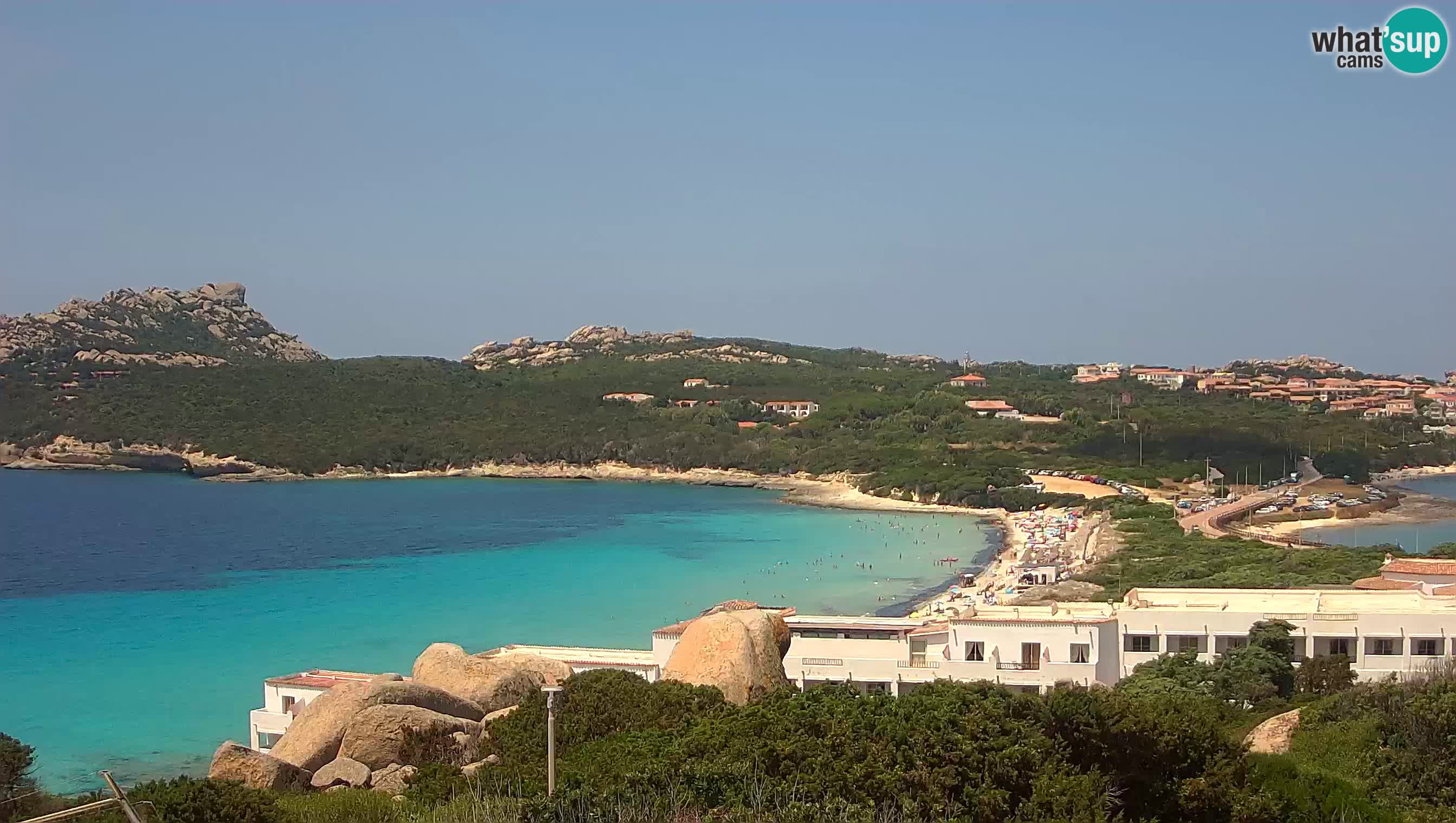 Live Webcam Capo Testa the beach of 2 sea – Santa Teresa Gallura – livecam Sardinia