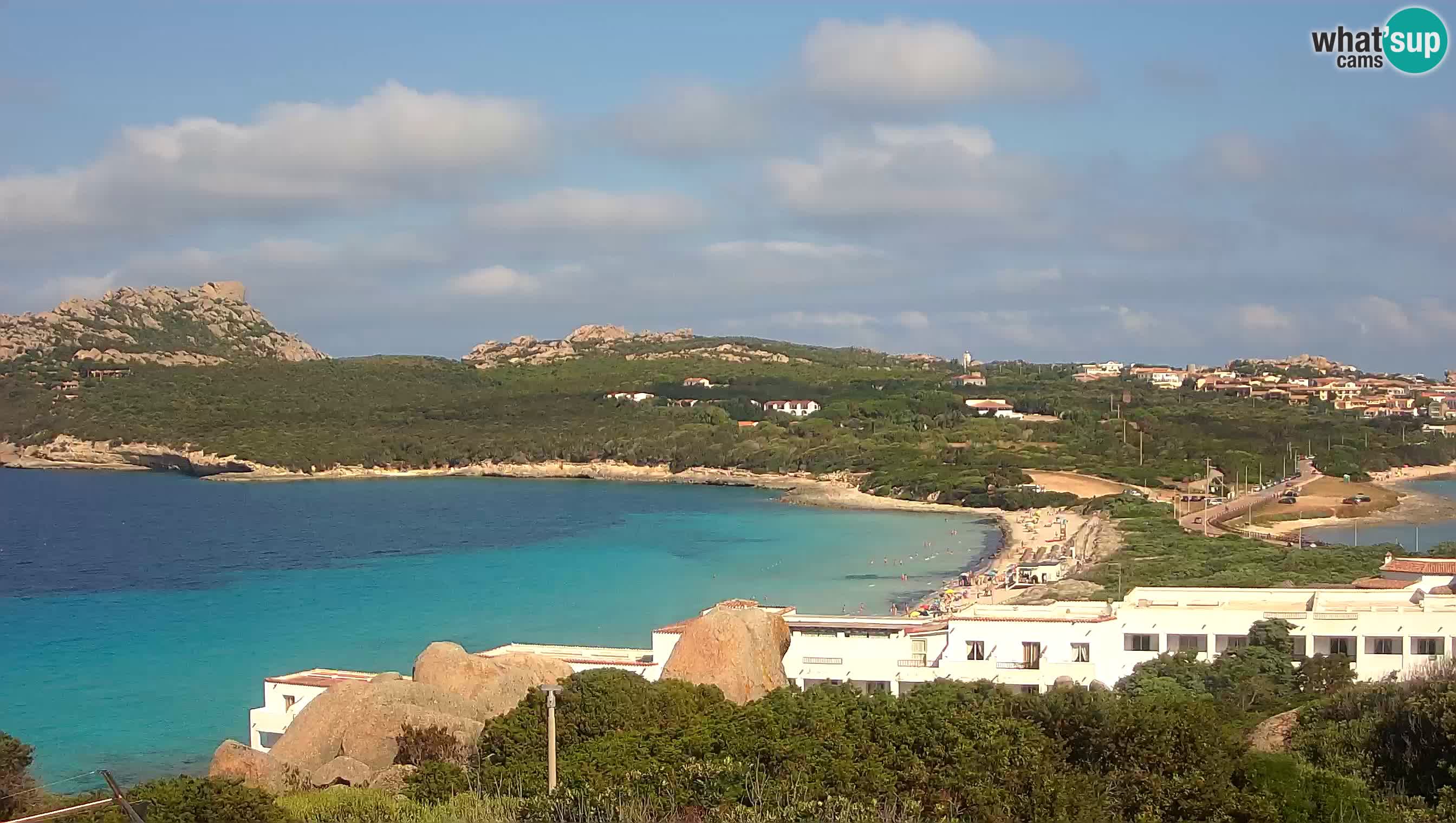 Web kamera uživo Capo Testa plaža s 2 mora – Santa Teresa Gallura – kamera uživo Sardinija