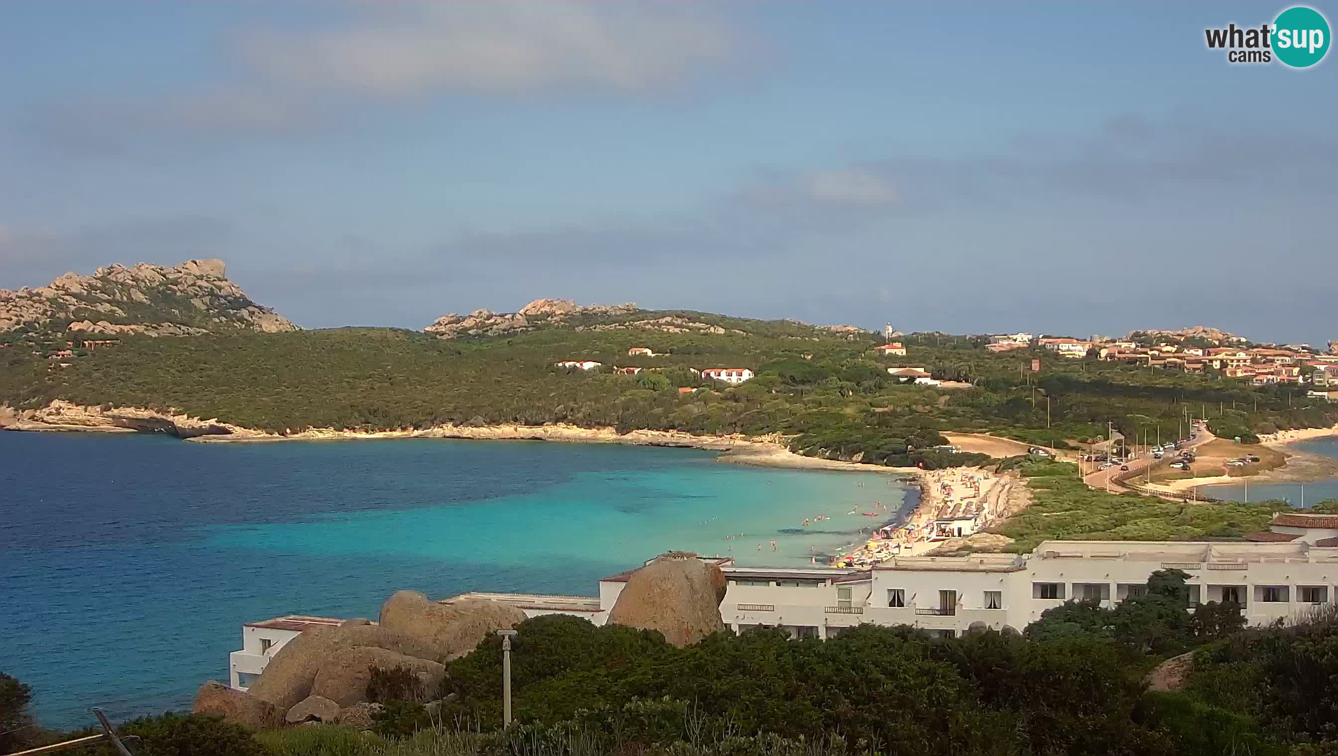 Live Webcam Capo Testa the beach of 2 sea – Santa Teresa Gallura – livecam Sardinia