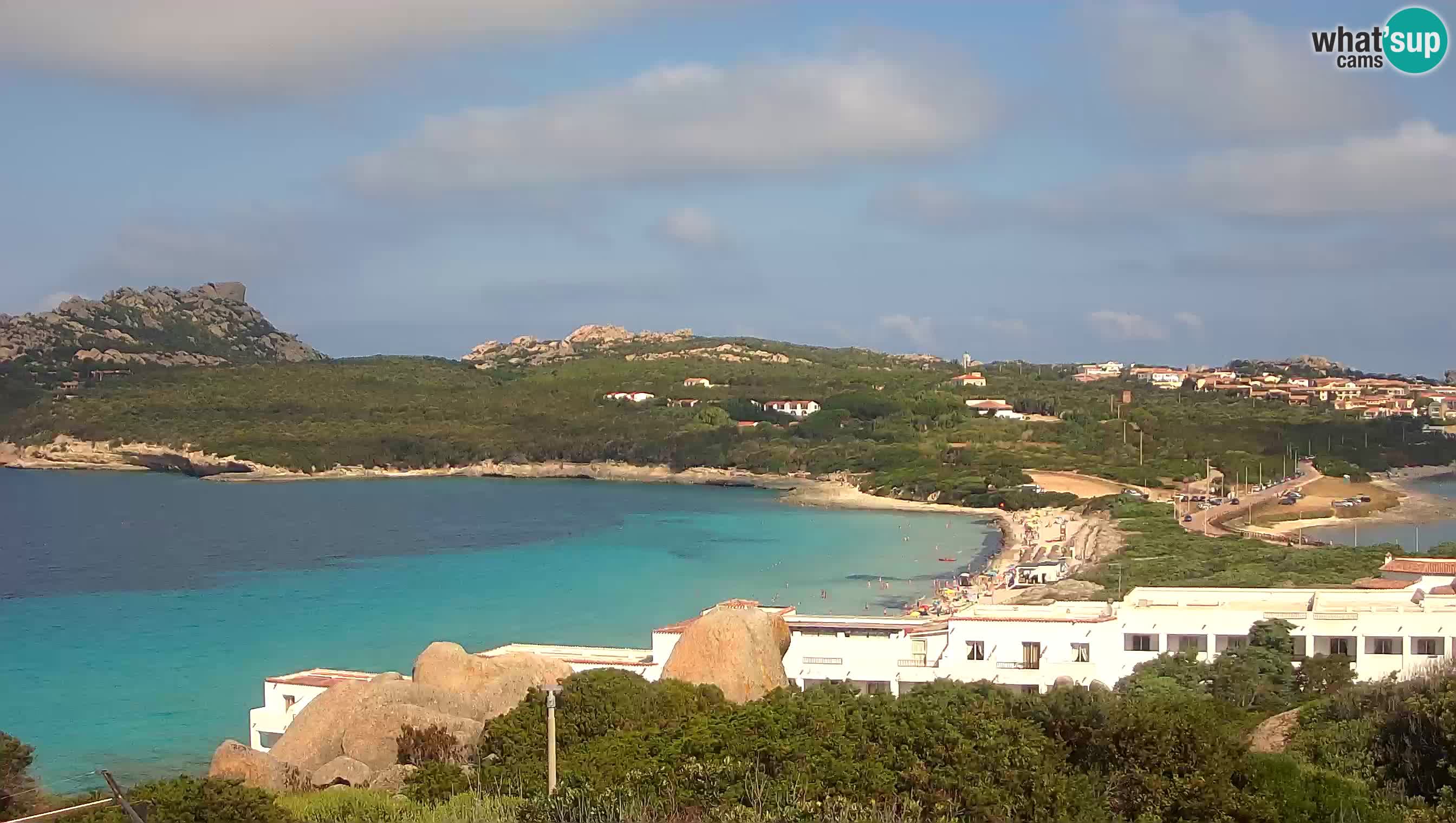 Web kamera uživo Capo Testa plaža s 2 mora – Santa Teresa Gallura – kamera uživo Sardinija