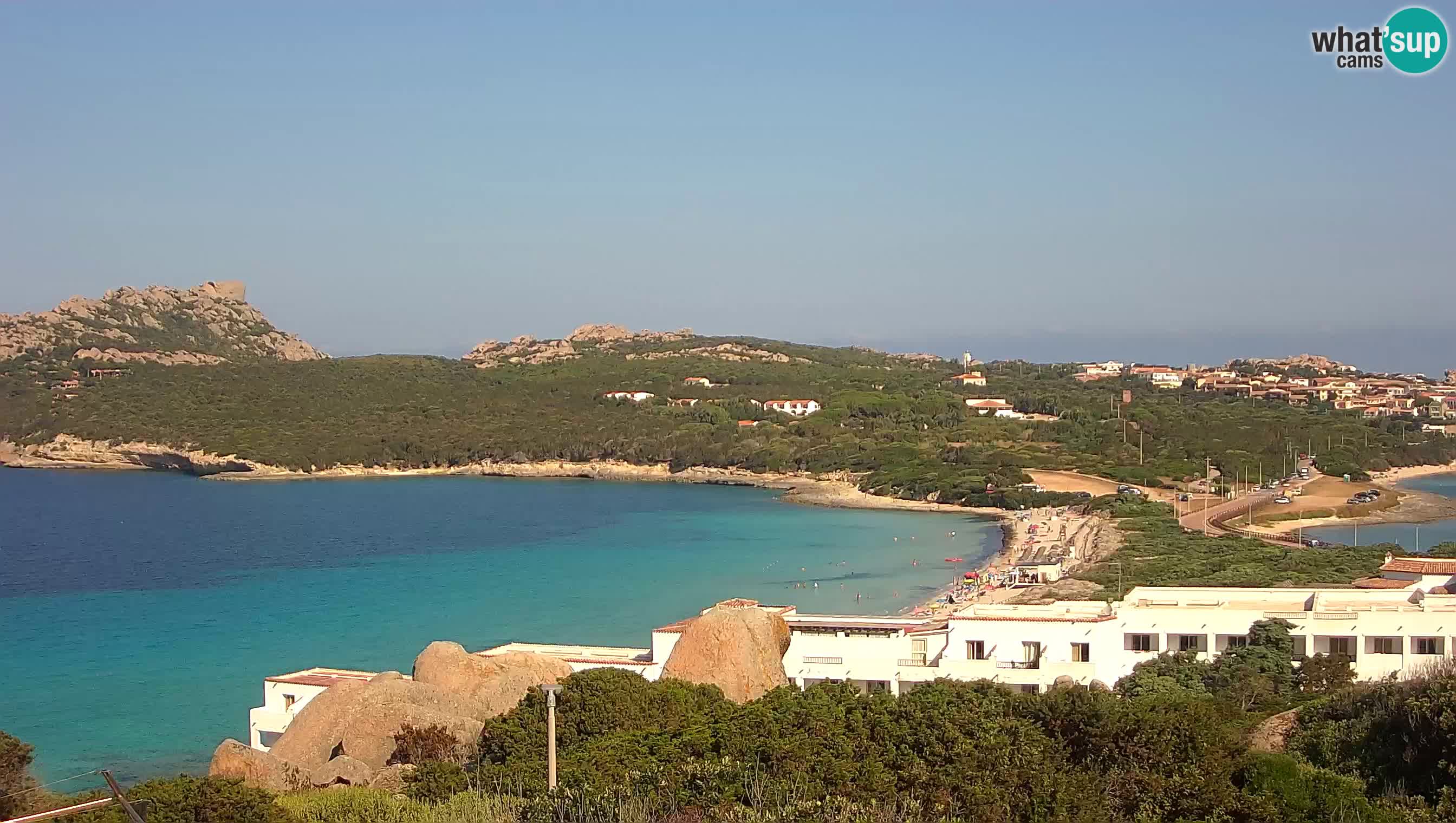 Spletna kamera v živo Capo Testa plaža dveh morij – Santa Teresa Gallura – Sardinija