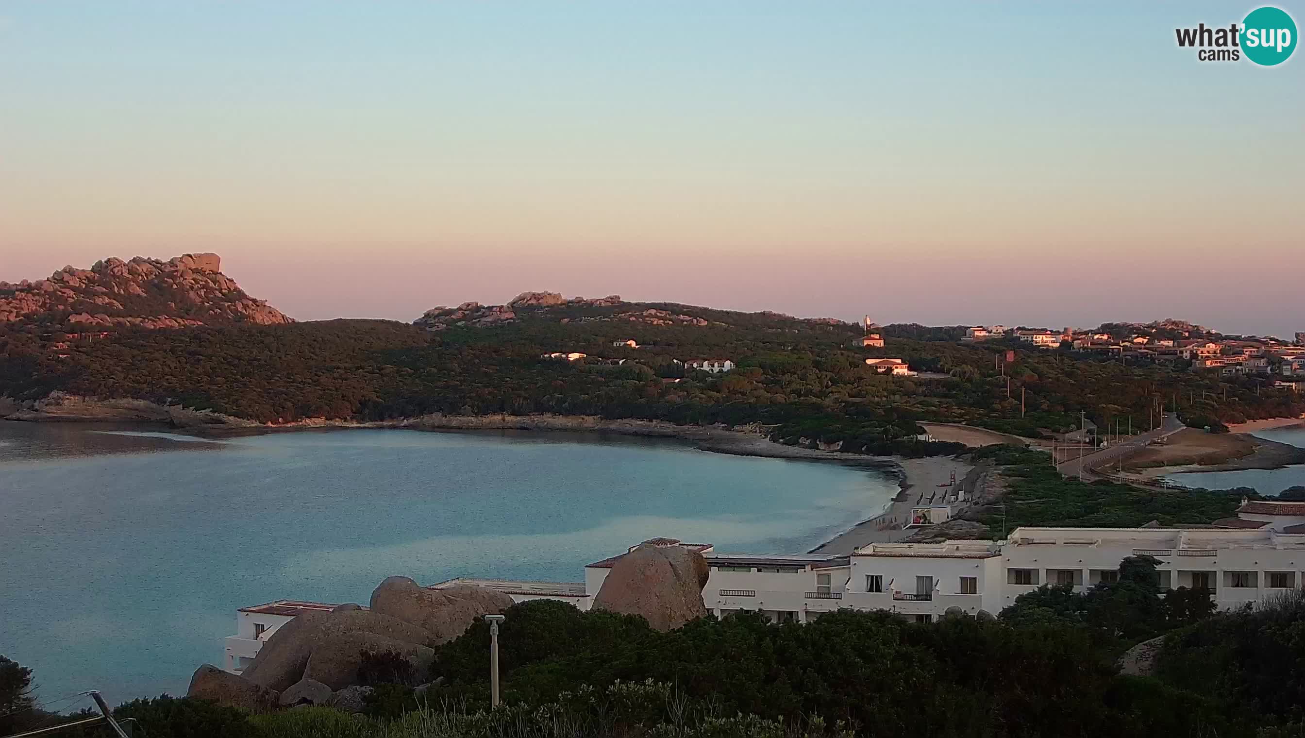 Live Webcam Capo Testa der Strand von 2 Meer – Santa Teresa Gallura – livecam Sardinien